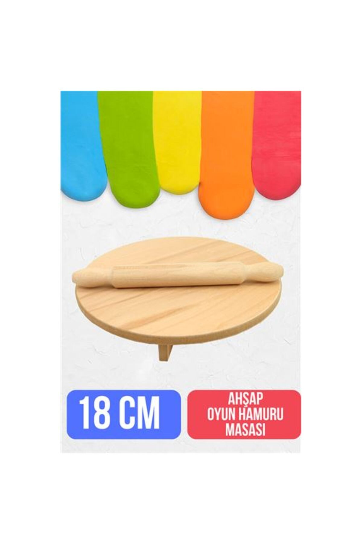 Takaz Global Çocuk Mini 18 cm Oyun Hamur Açma Masası 714535