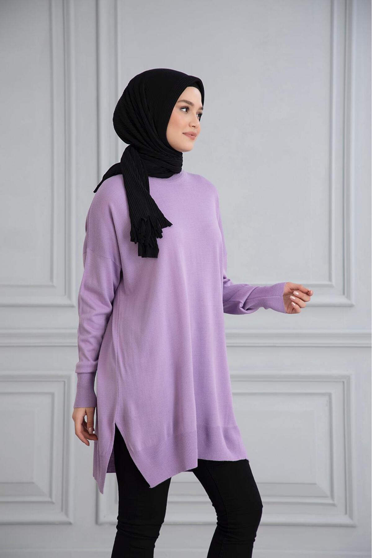 Gülce moda-Thin Mercerize Oversize Salaş Trico Tunic 3