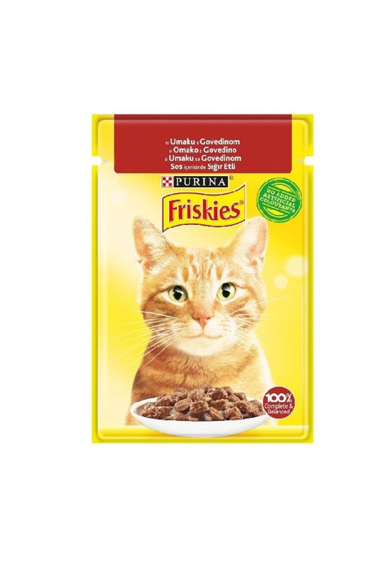 Friskies Sığır Etli 85 gr Paket (5 ADET)