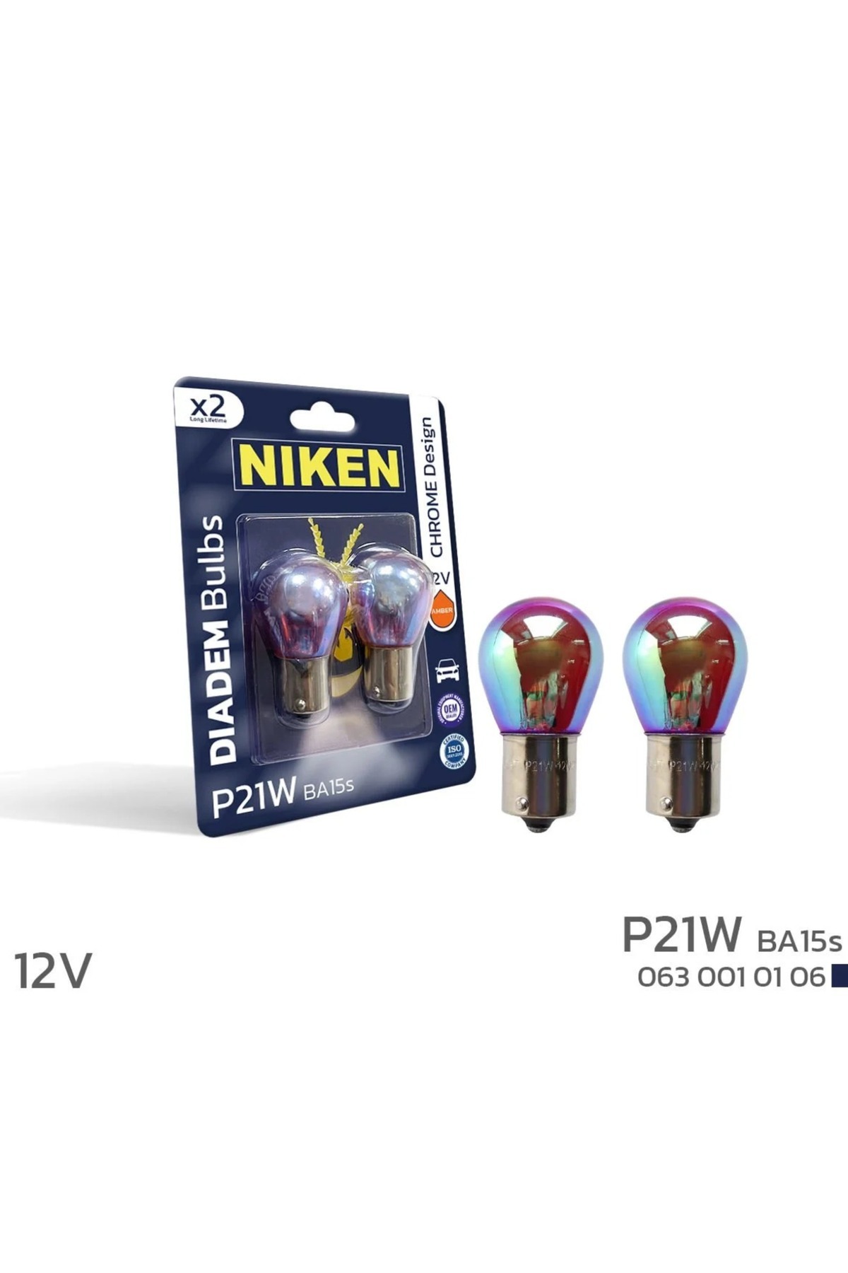Niken 93 Diadem Ampul P21W Amber Renk 12V 21W (2 ADET)
