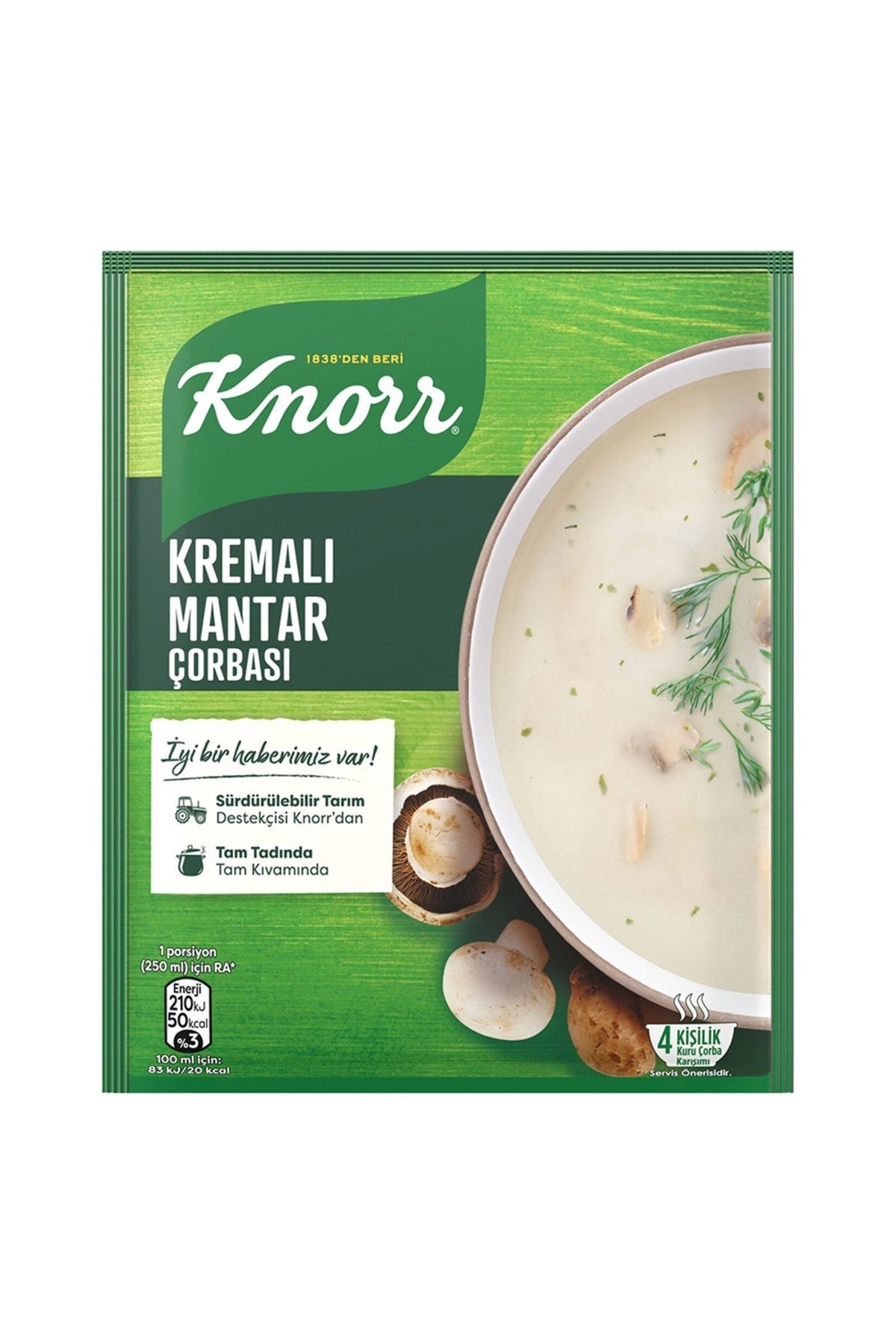 Knorr Kremalı Mantar Çorbası 63 gr Paket (10 ADET)