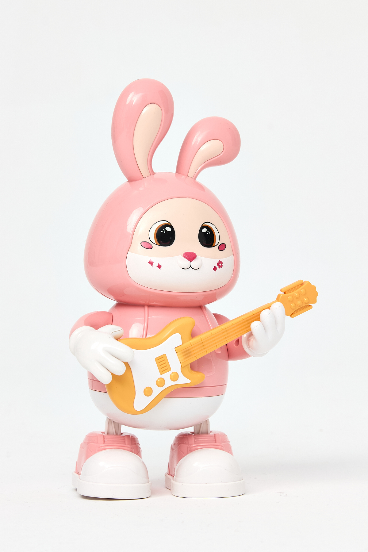 KentOyuncaK Dans Eden Müzikli ve Işıklı Gitarist Tavşan ( PEMBE