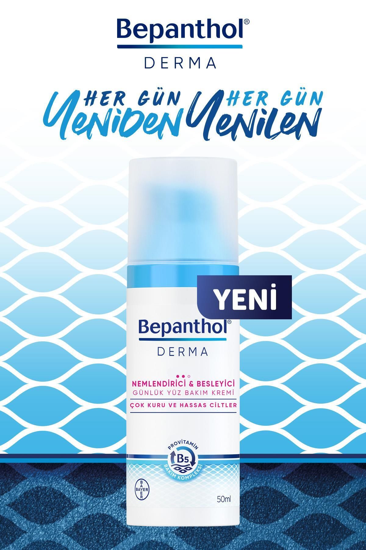 Bepanthol Derma Nemlendirici & Besleyici Günlük Yüz Bakım Kremi 50ml-4