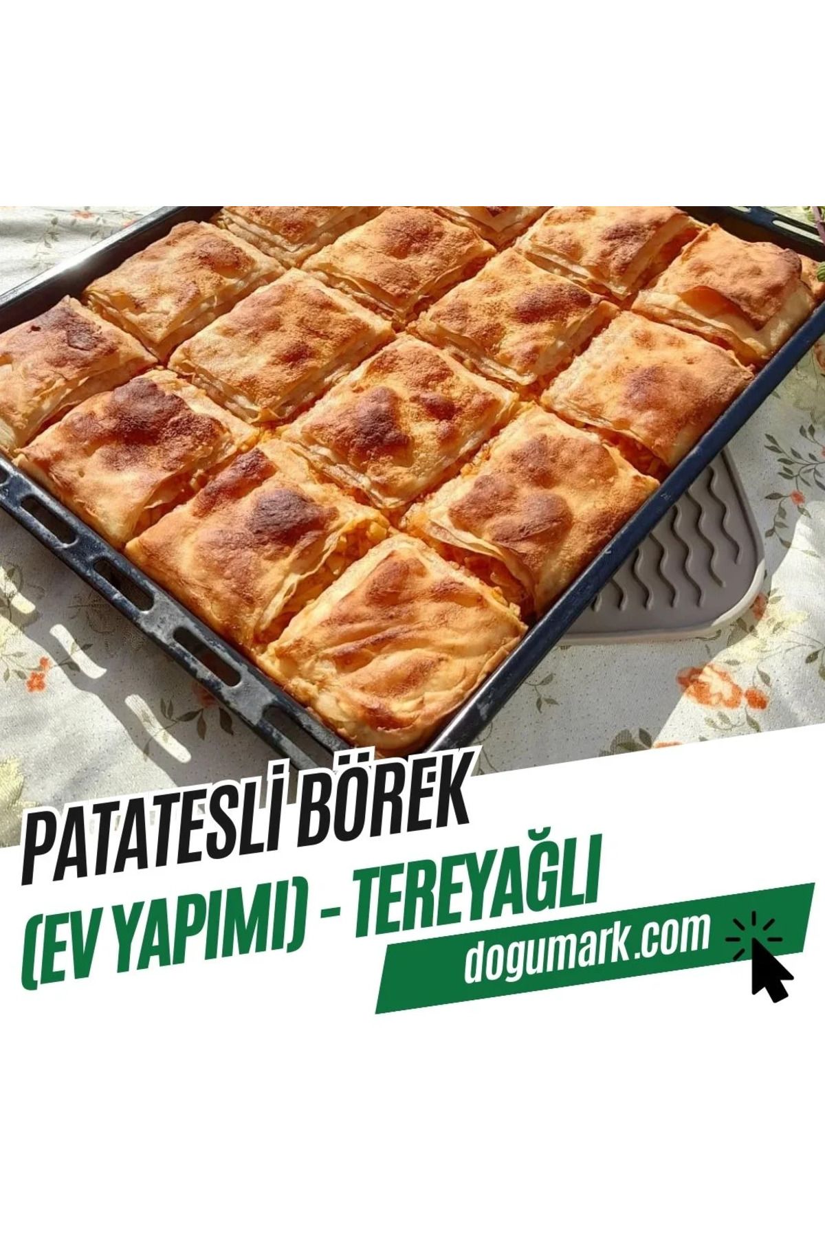 DoğuMark Patatesli Börek (Ev Yapımı) - Tereyağlı (1 Tepsi 3 Kg)