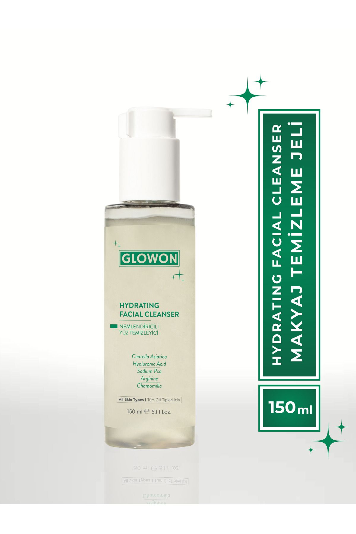 GLOWON HYDRATING FACIAL CLEANSER – MAKYAJ TEMİZLEME JELİ 150 ML