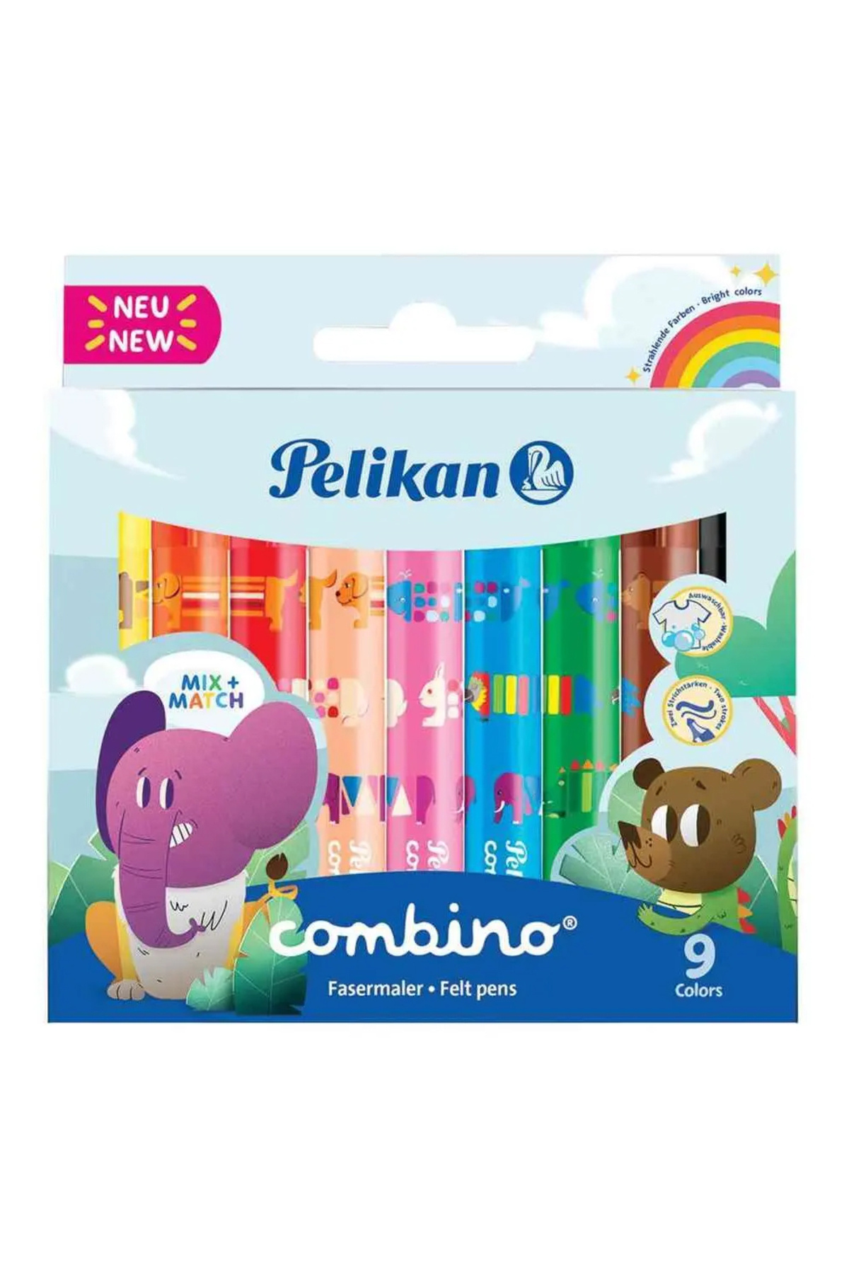 Genel Markalar Keçeli Kalem Combino Super Jumbo 9 Lu 411