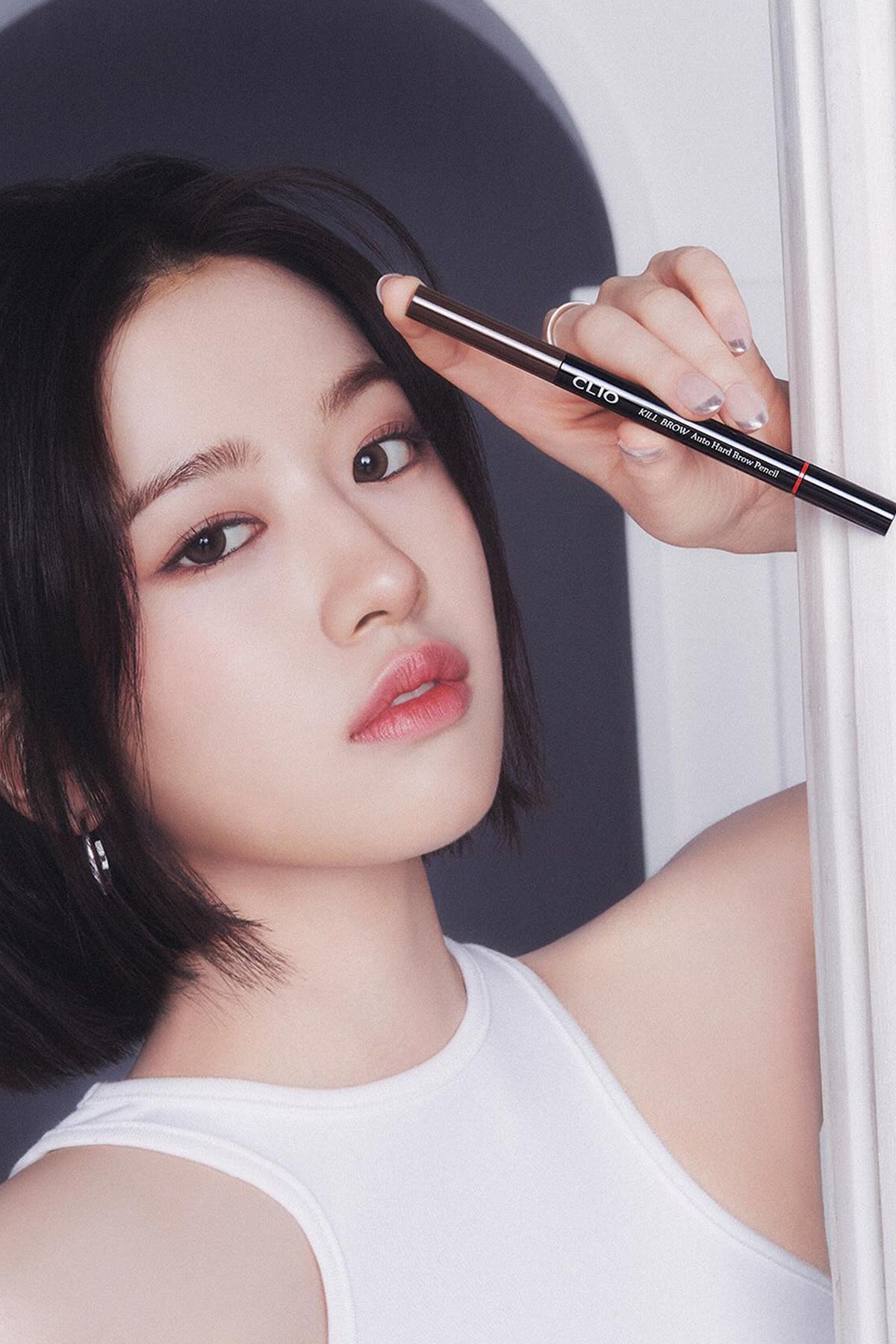 CLIO-Fine Hex Tip Eyebrow Pencil Clio Kill Brow Auto Hard Brow Pencil (03 Peanut Brown) 6