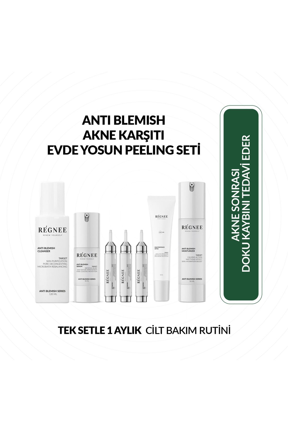 régnee Anti Blemish (anti Akne) Yosun Peeling Seti