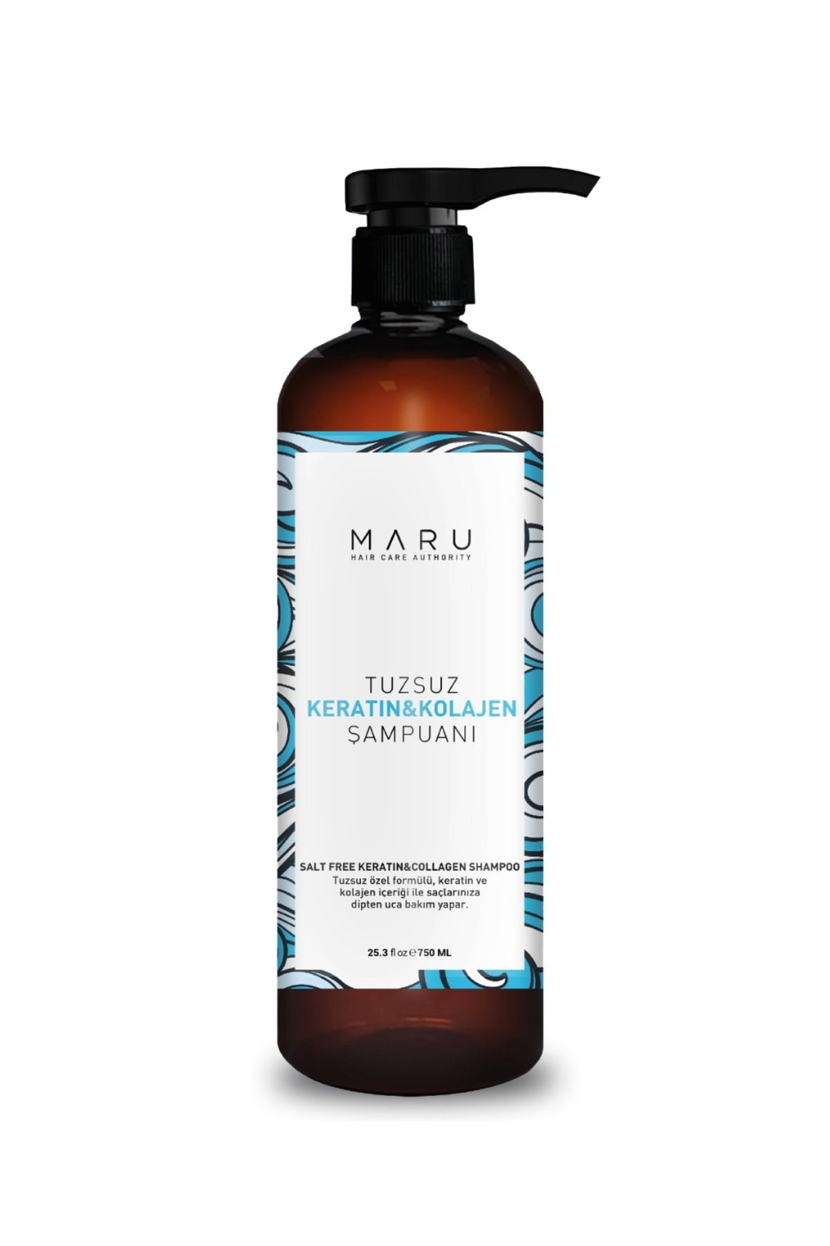 MARU Tuzsuz Keratin Ve Kolajen Bağ Onarıcı Bakım Şampuan 750 ml 8699211721099-8