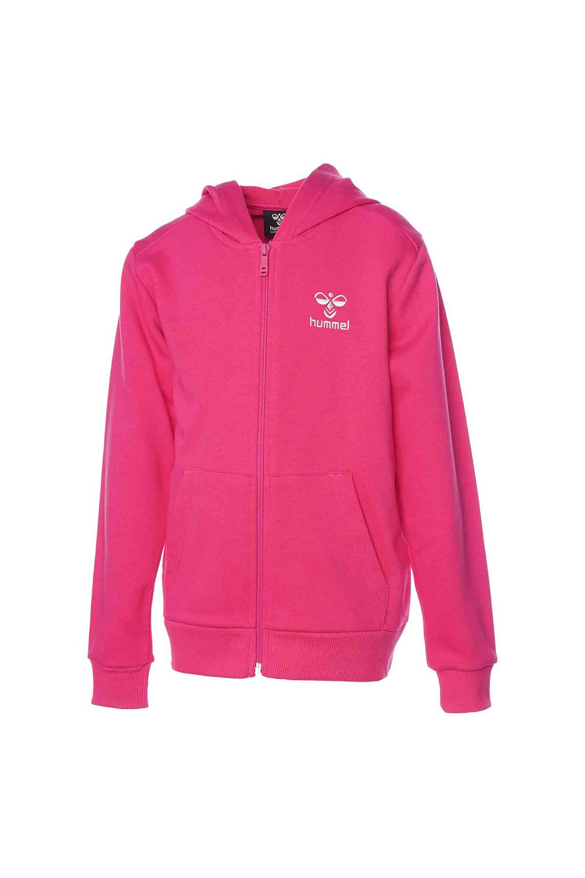 hummel-Felisias Kids Pink Hooded Jacket 2