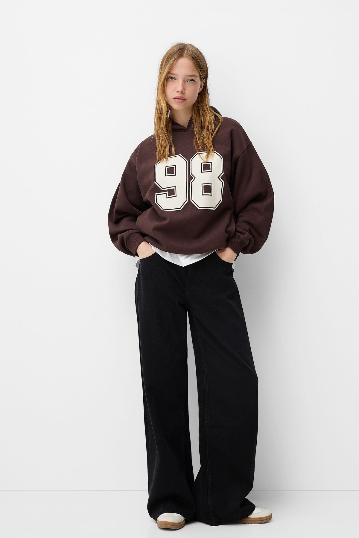 Bershka-Sweatshirt - Brown - Regular fit 5