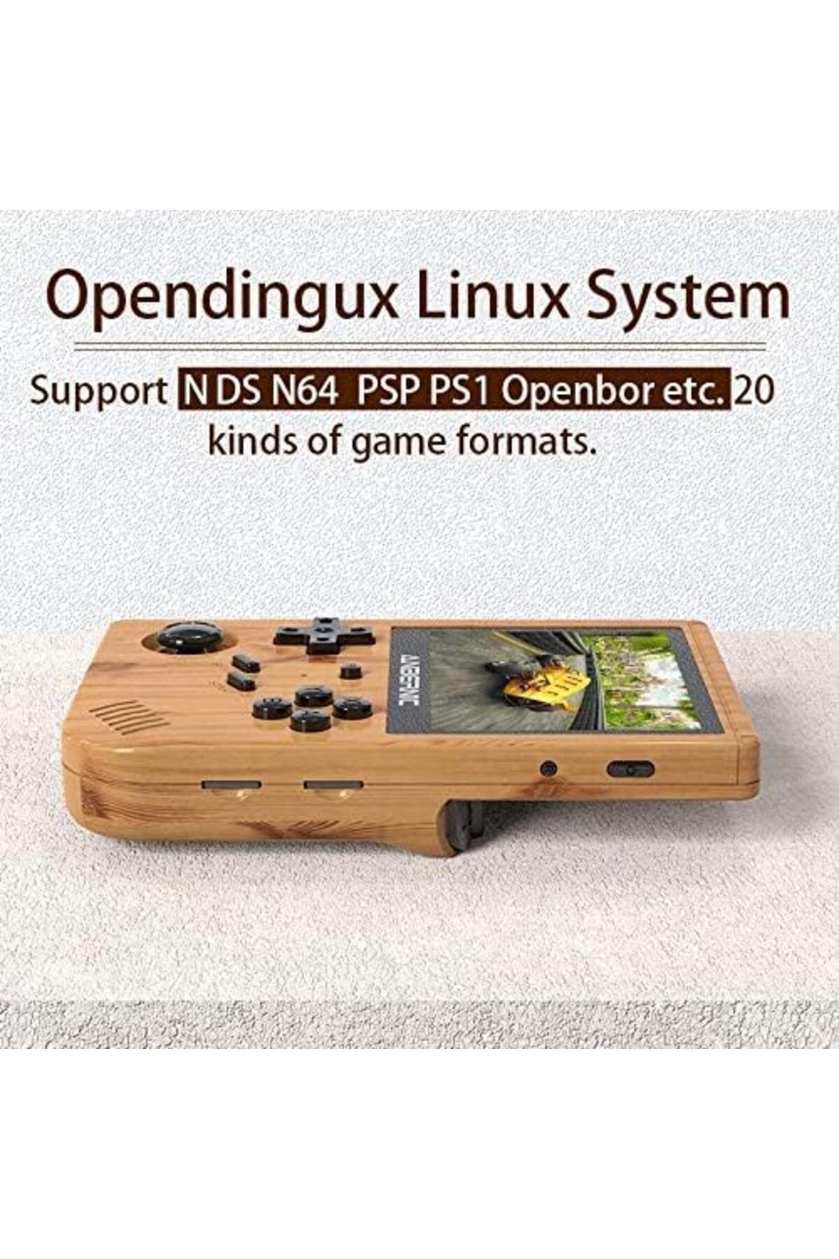ANBERNIC-RG351V Handheld Game Console Open Source System Built-in WiFi 64G TF Card 2500 Classic Games 6