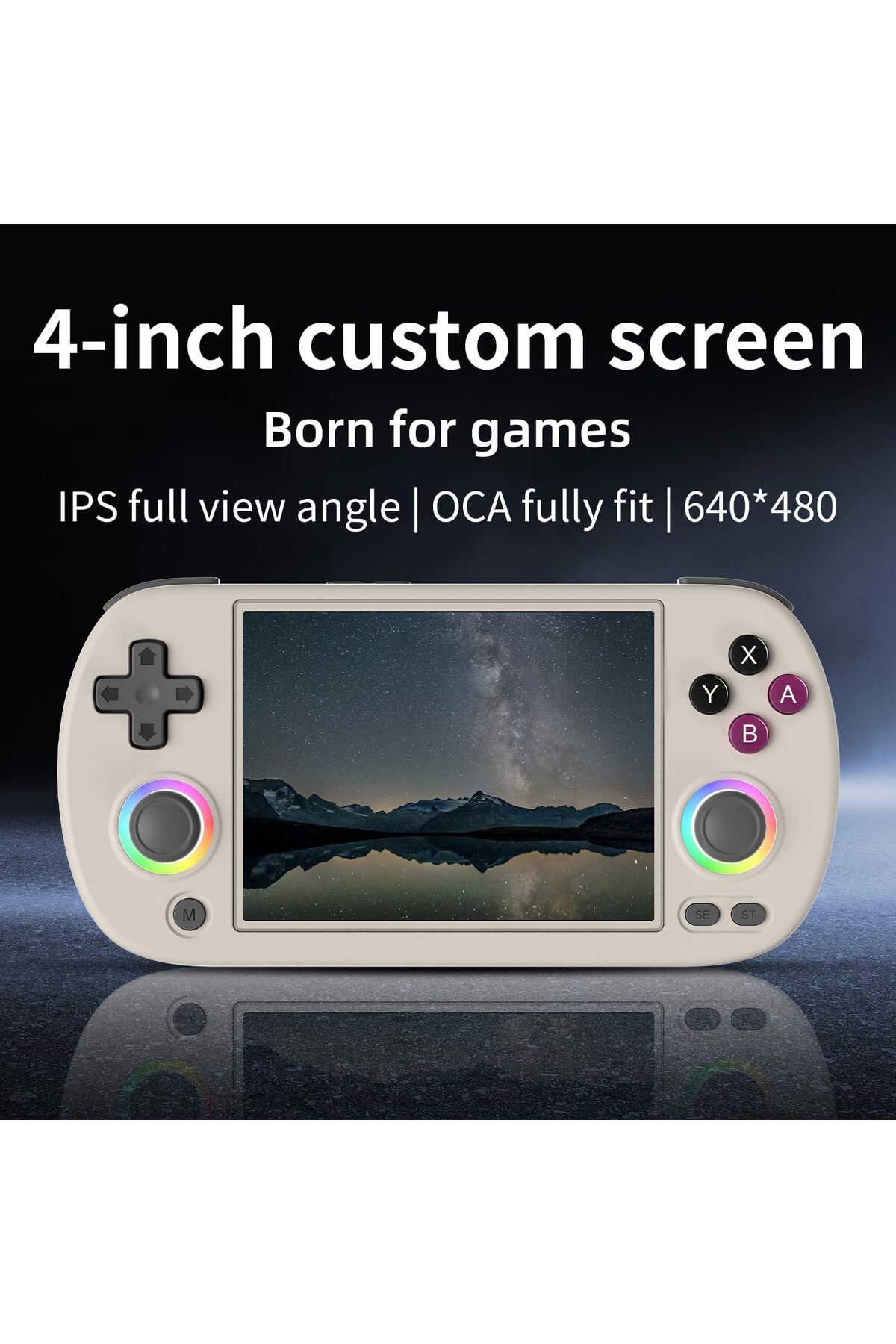 ANBERNIC-RG40XX H Retro Handheld Game Console, 4.0 Inch IPS Screen Built-in 64G TF Card 5488 Games 3
