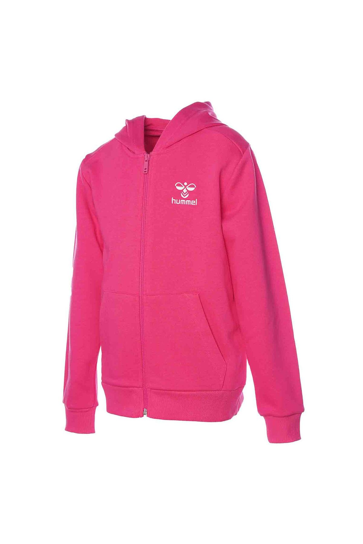 hummel-Felisias Kids Pink Hooded Jacket 1