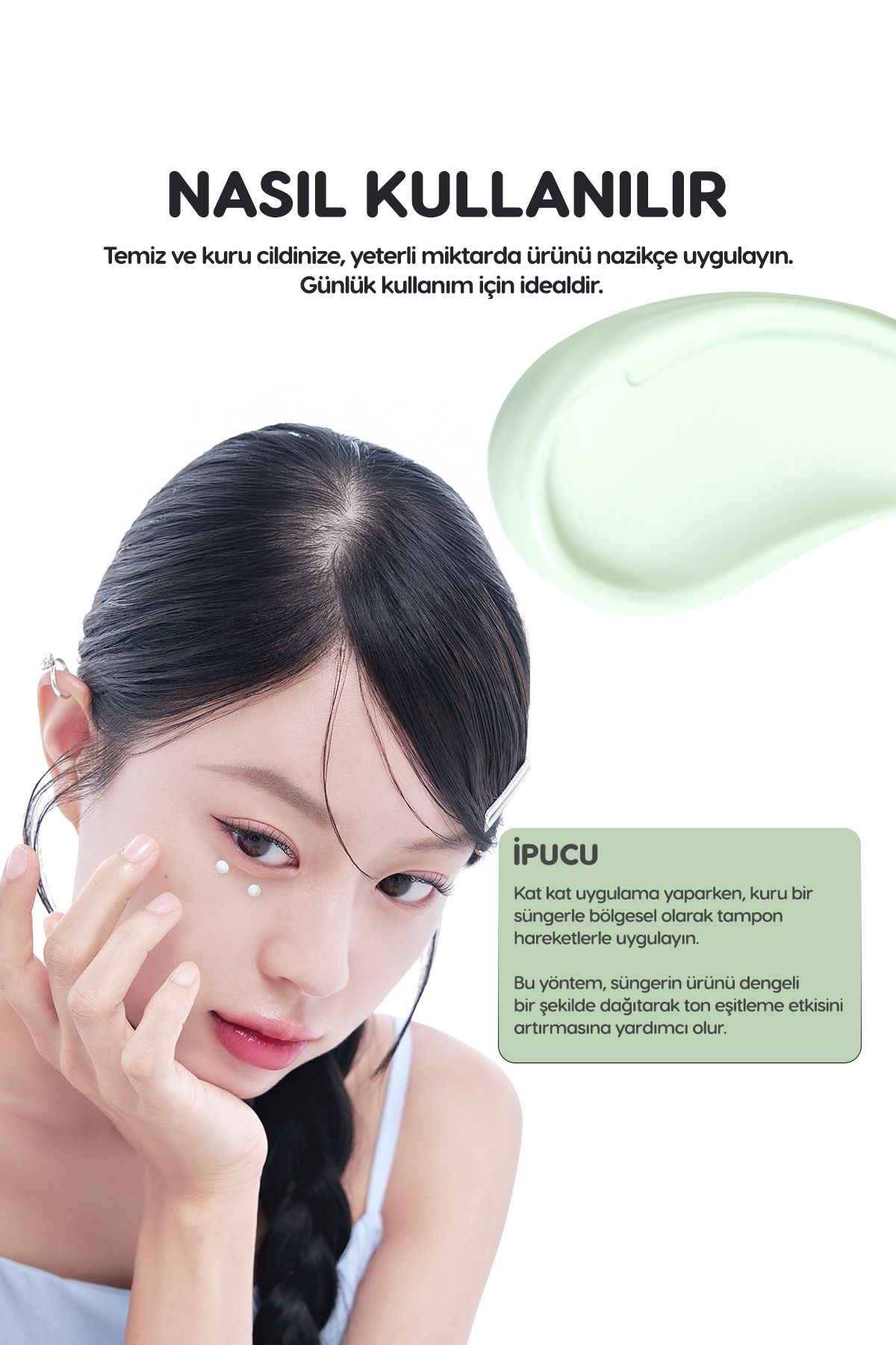 PERIPERA-Cream Tone Equalizing Filter - Neutralizing Redness, Spf30, Milk Tone up (003 Clear Mint) 7