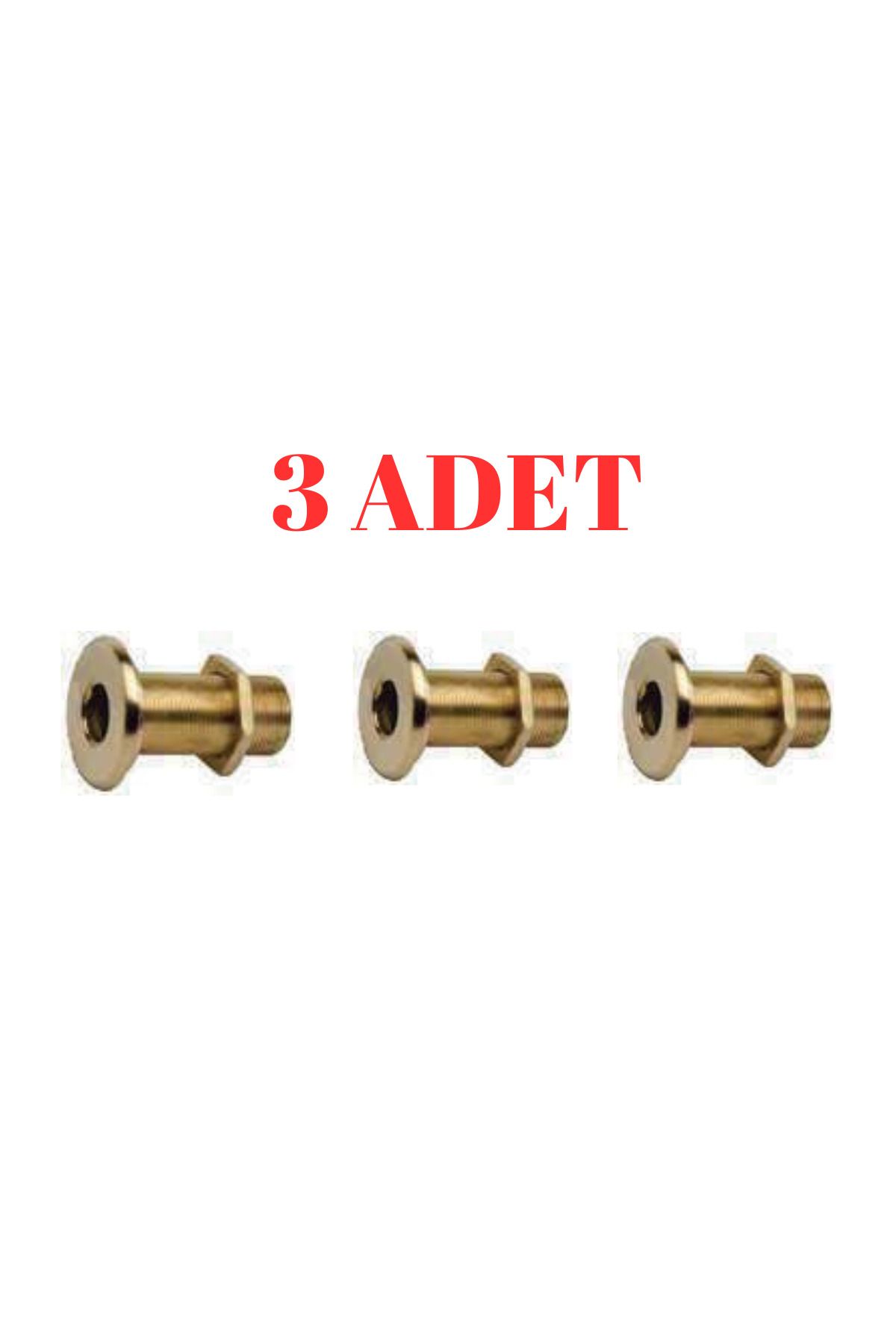 ARGE Sintina Depo Bağlantı Rekoru (Standart)  3/8 " ÖLÇÜ -3 ADET