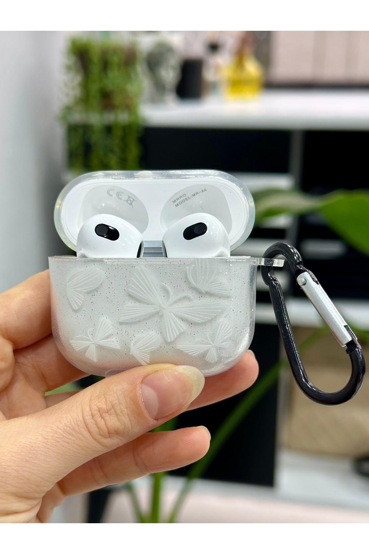 جو أكسسوار-حافظة واقية من السيليكون السميك بتصميم خاص متوافق مع Airpods الجيل الرابع 4