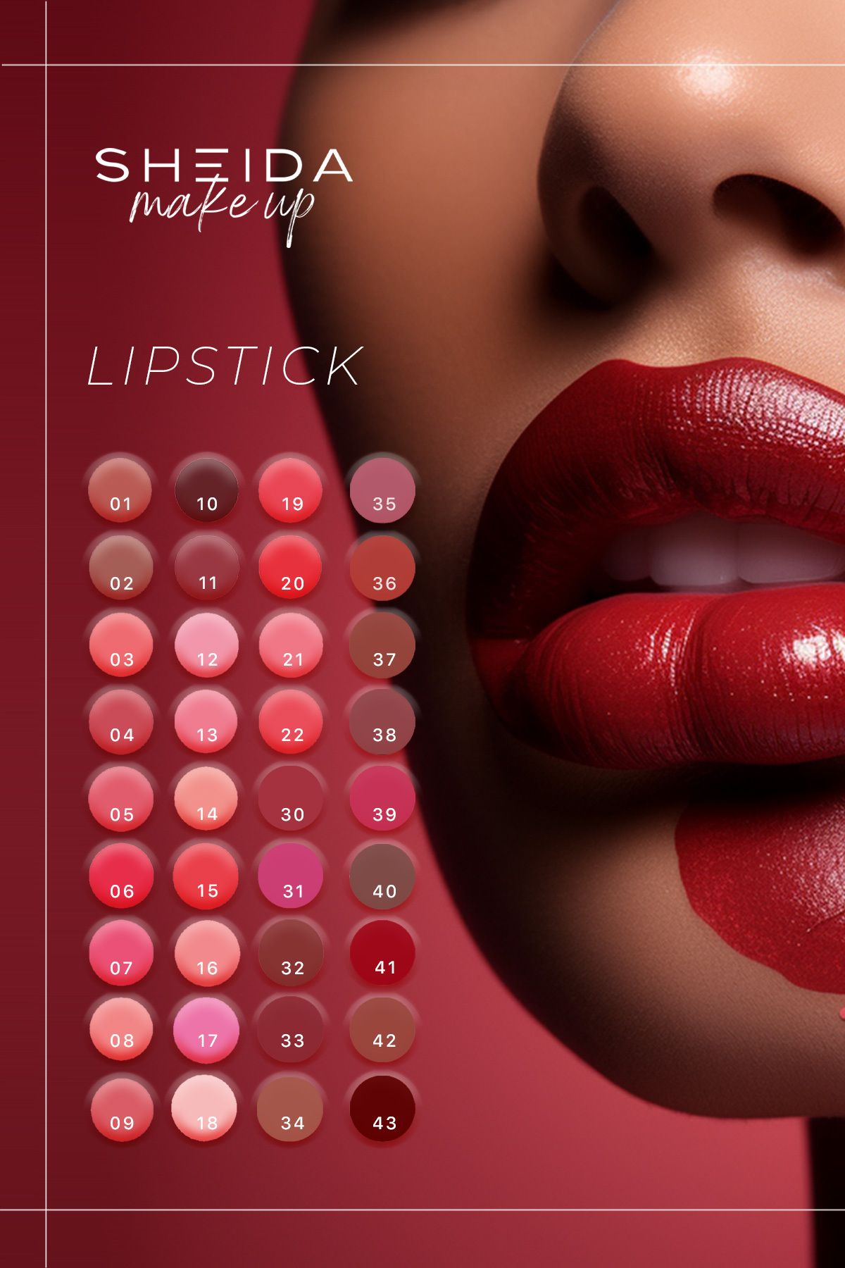 Sheida-Lipstick (lipstick) No:34 3