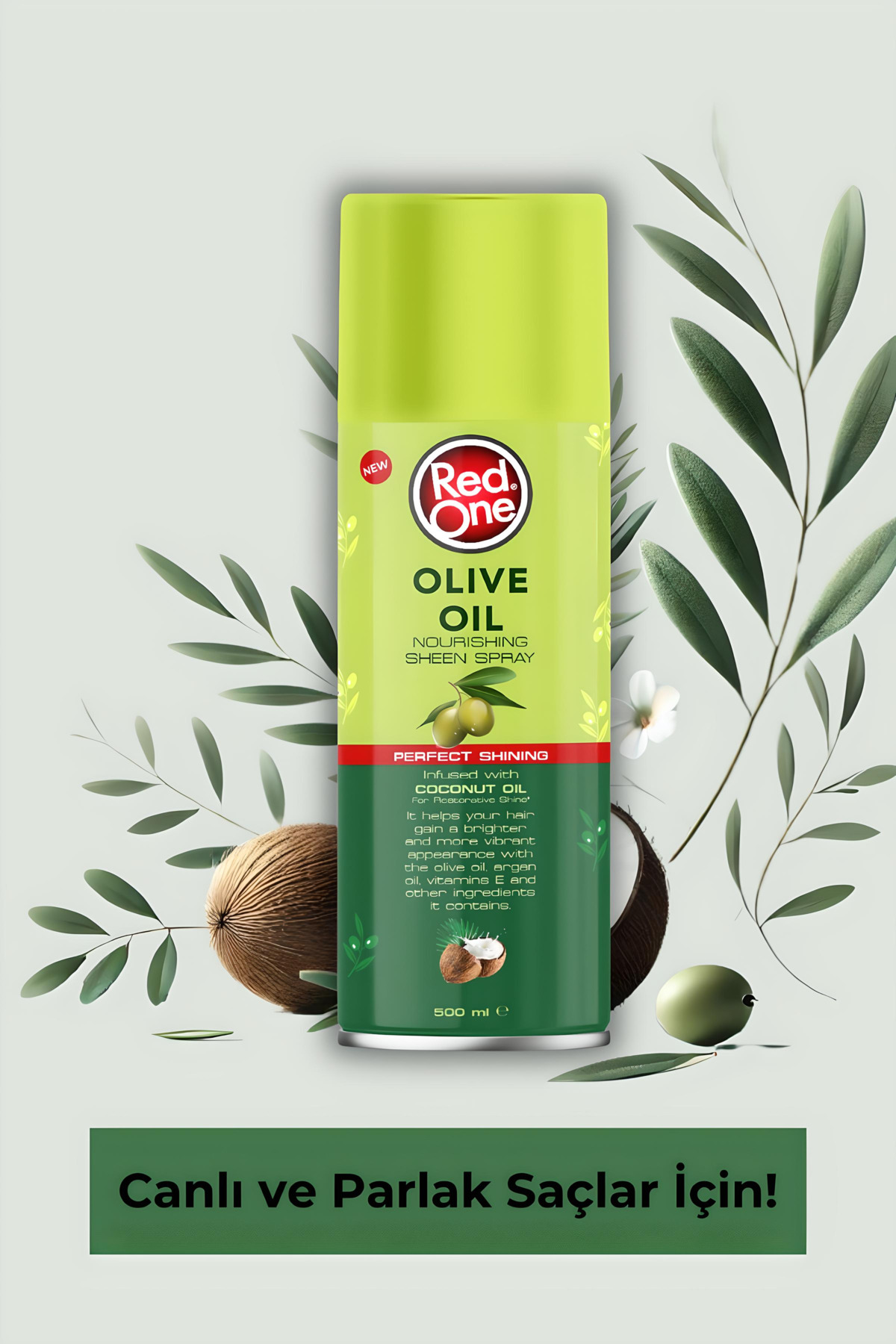 Redone Zeytin Yağlı Canli Ve Parlak Yapan Saç Bakim Spreyi 500 ml — 8697926026263 — تصویر 6 از 6