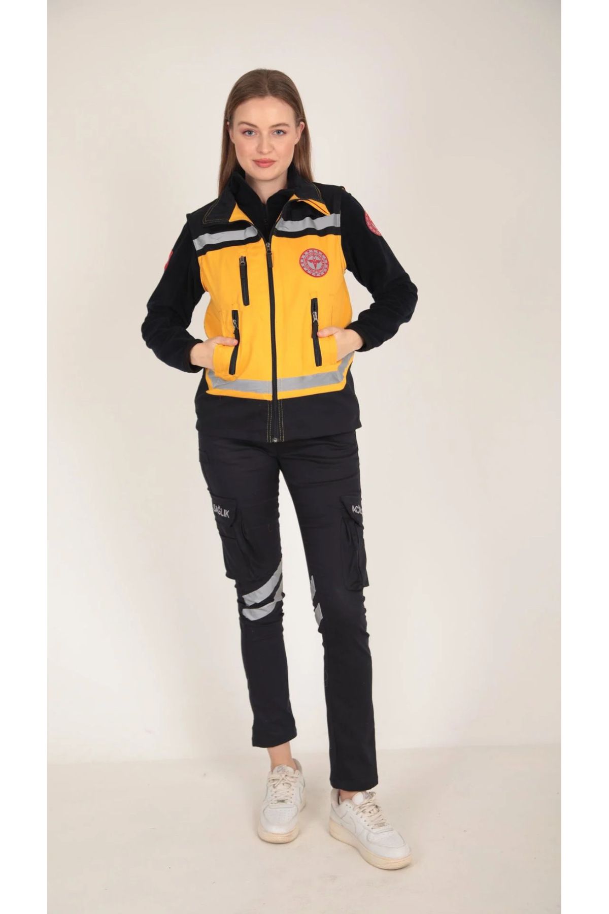 Ekg Medikal-112 Vestă de ambulanță medicală de urgență (unisex) 2
