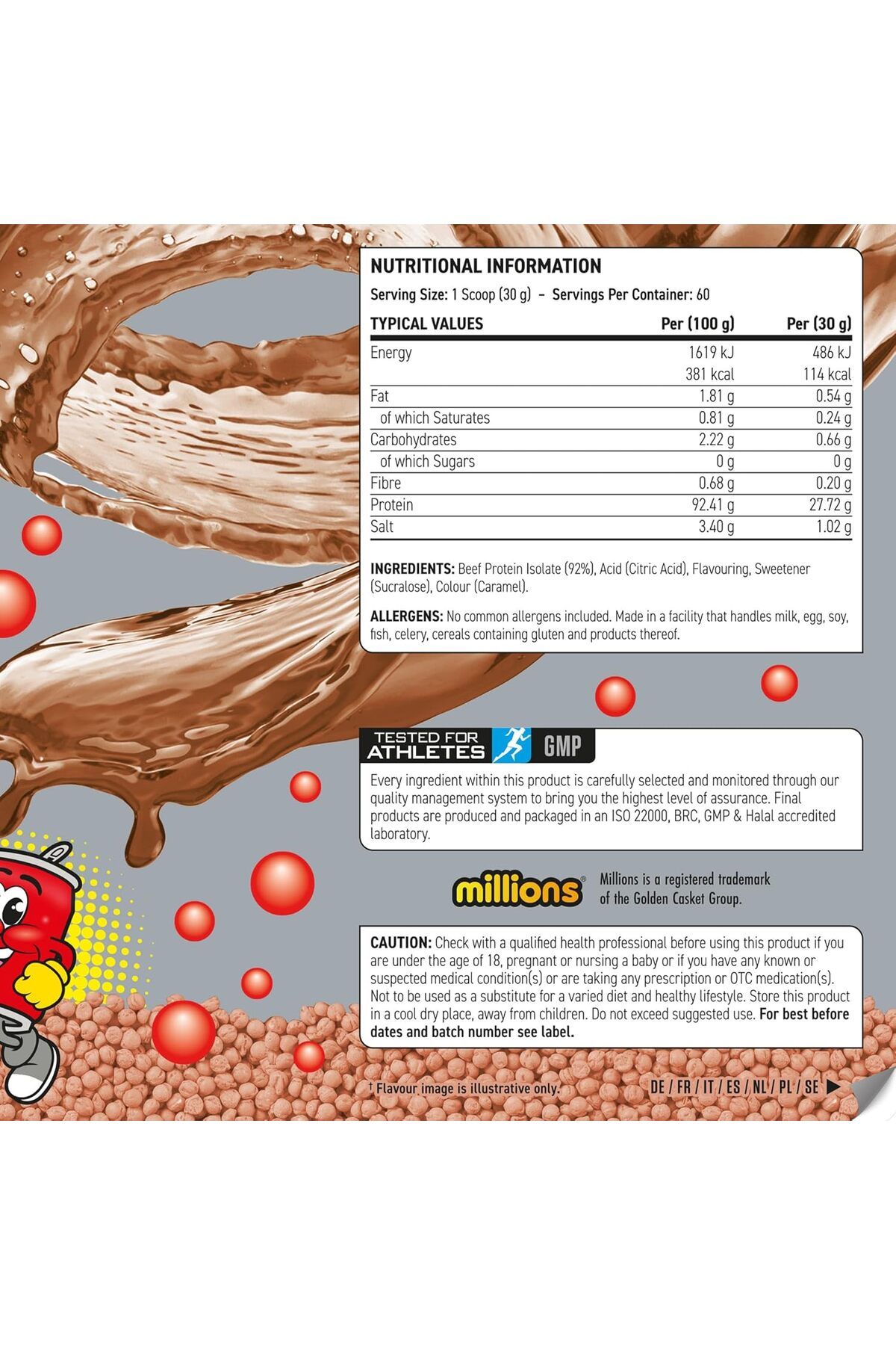 applied nutrition-Beef XP - Clear Hydrolysed Beef Protein Isolate, Dairy Free, Lactose Free, Zero Su 7