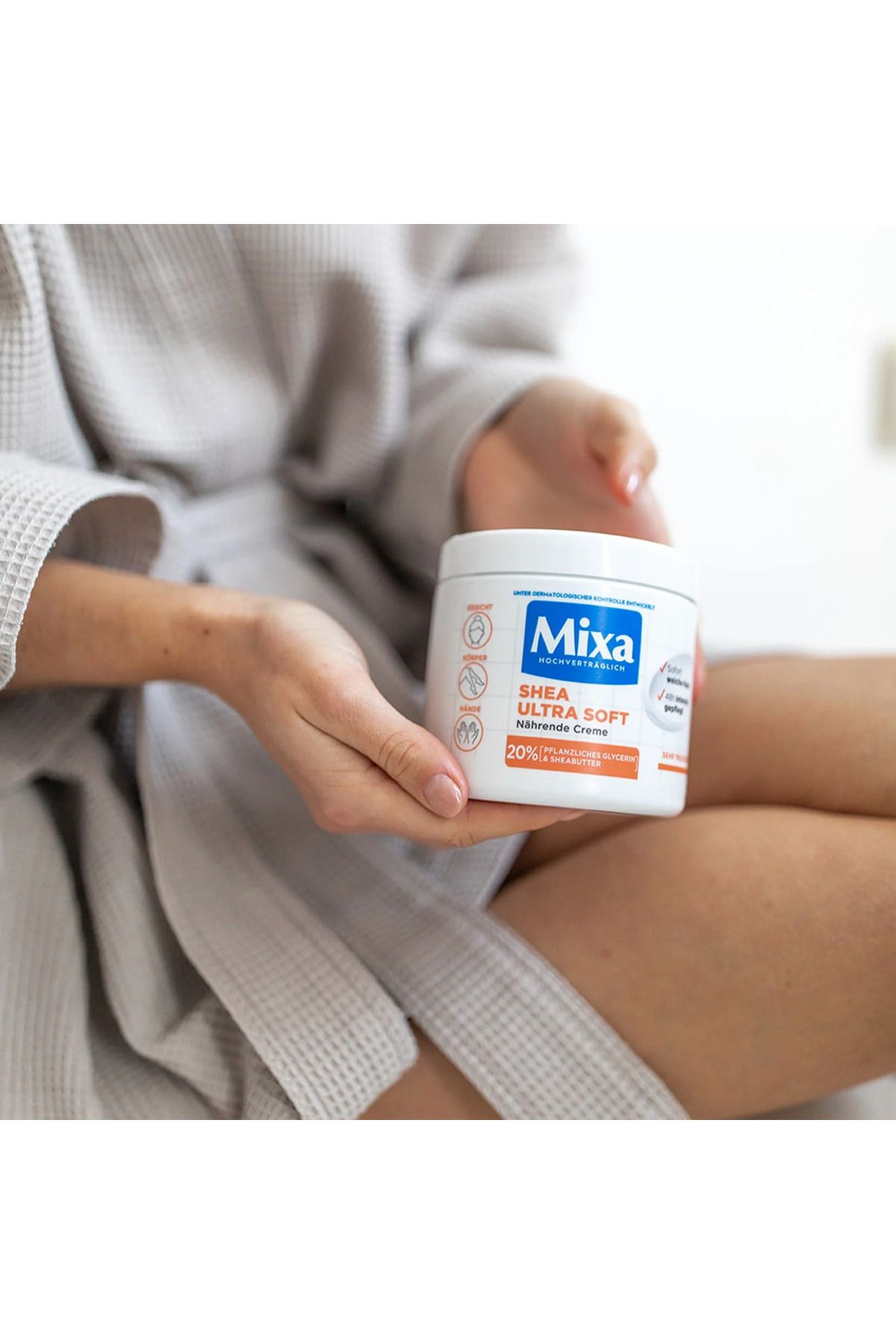 MİXA-20% Shea Ultra Soft Intensive Nourishing Cream 400ml 3
