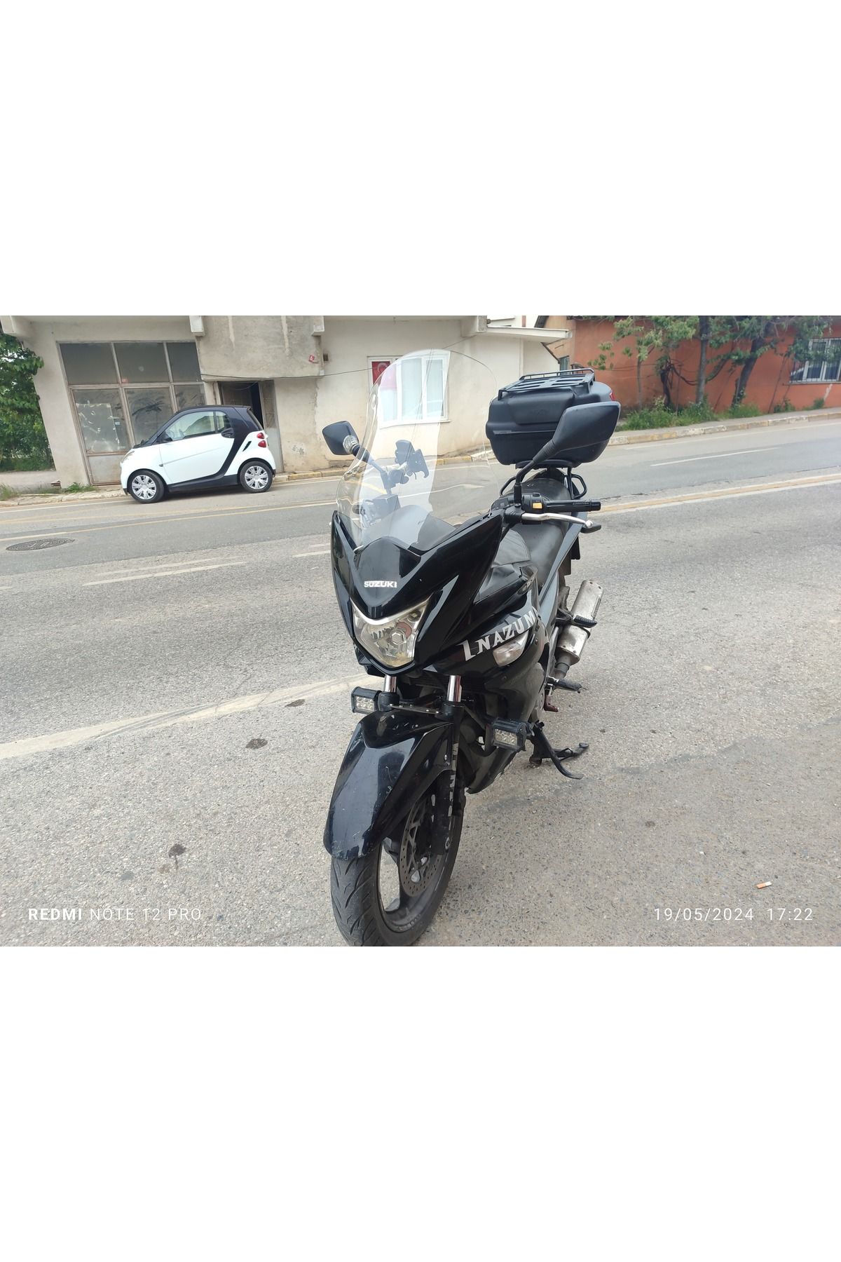 Suzuki İnazuma GW 250F Siperlik Ön Cam 2012-2017 Model 50cm Şeffaf Renkli 4mm