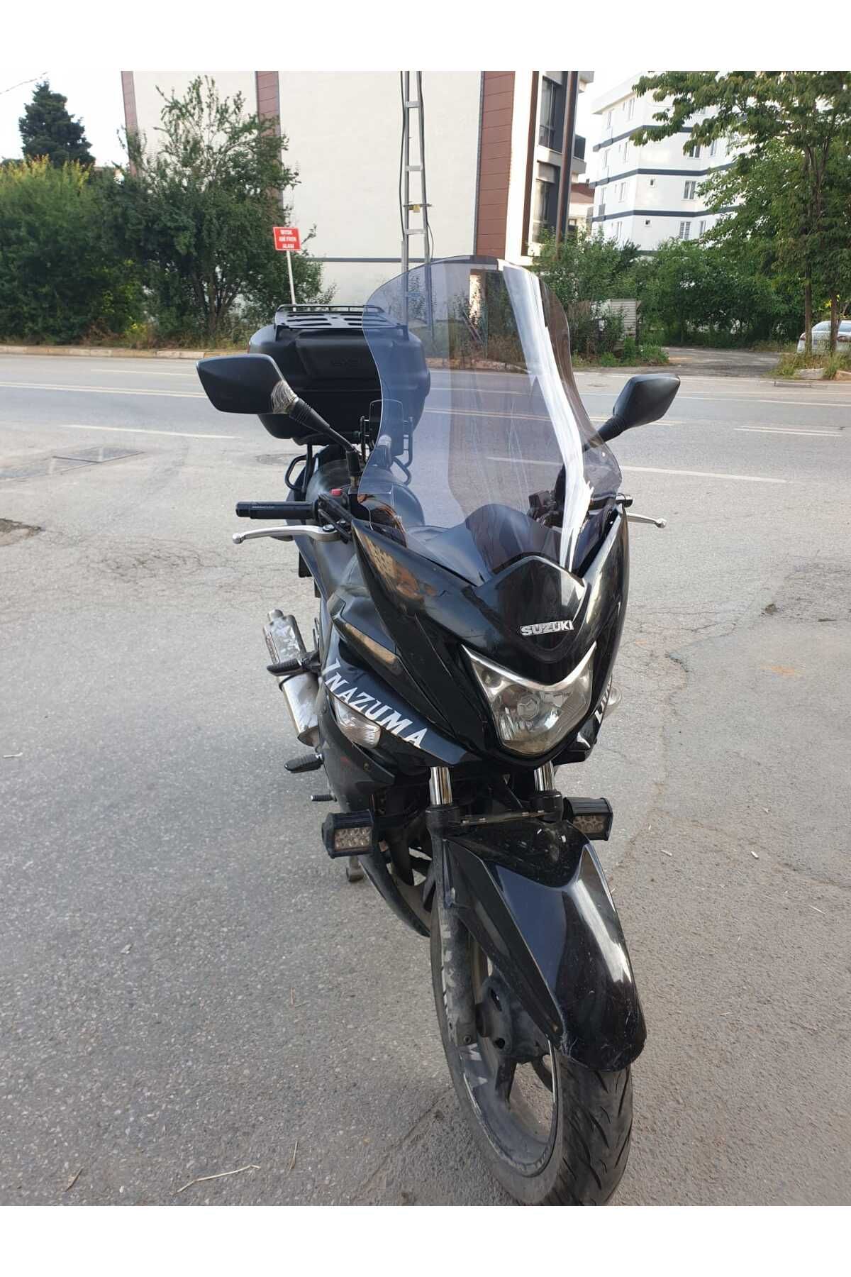 Suzuki İnazuma GW 250F Siperlik Ön Cam 2012-2017 Model 50cm Füme Renkli 4mm