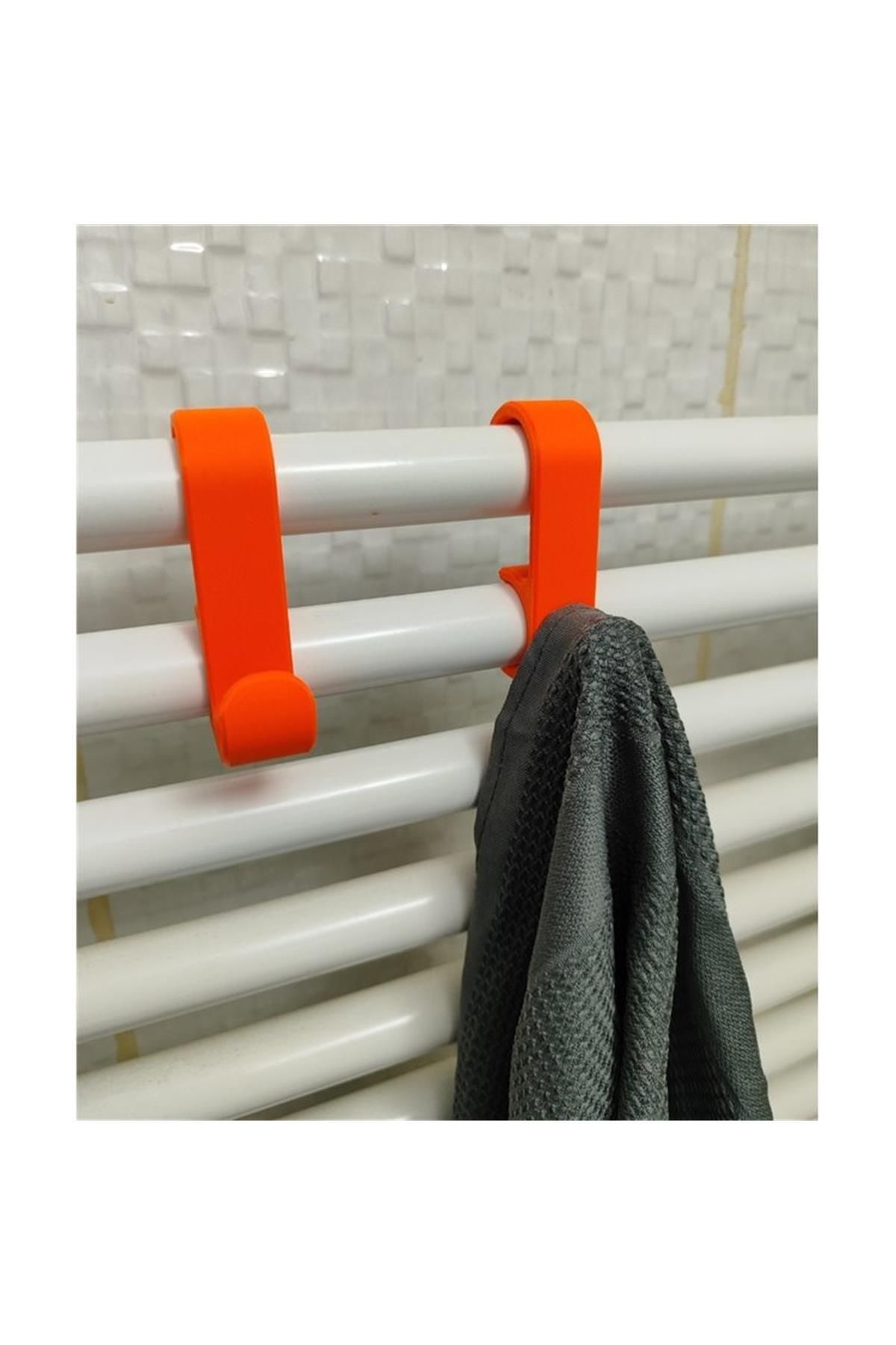 GENCAX-Orange Towel Rack - 4 Pieces 3