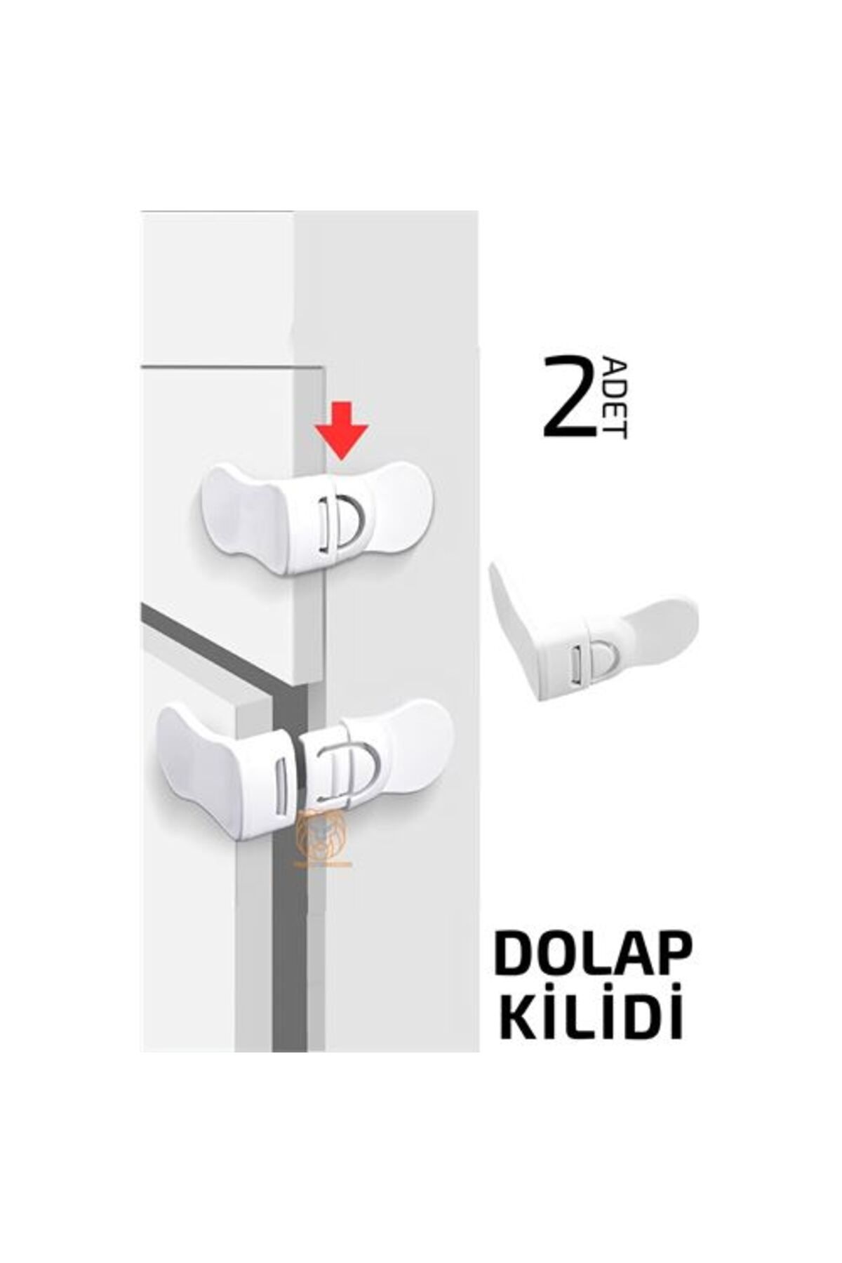 Skygo-Modacar 2 Pieces Cabinet Safety Lock for Children 1