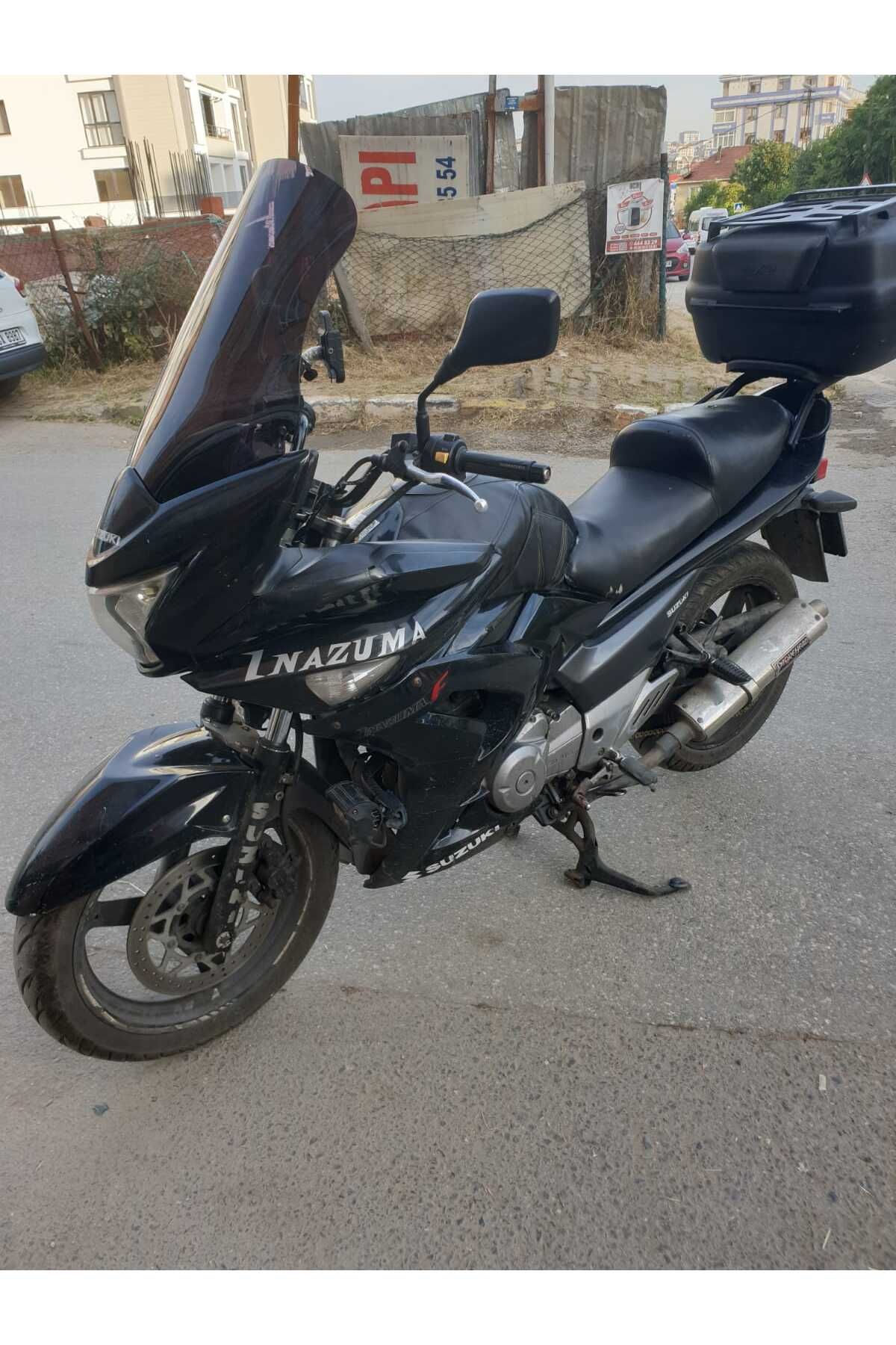 Suzuki İnazuma GW 250F Siperlik Ön Cam 2012-2017 Model 50cm Siyah Renkli 4mm