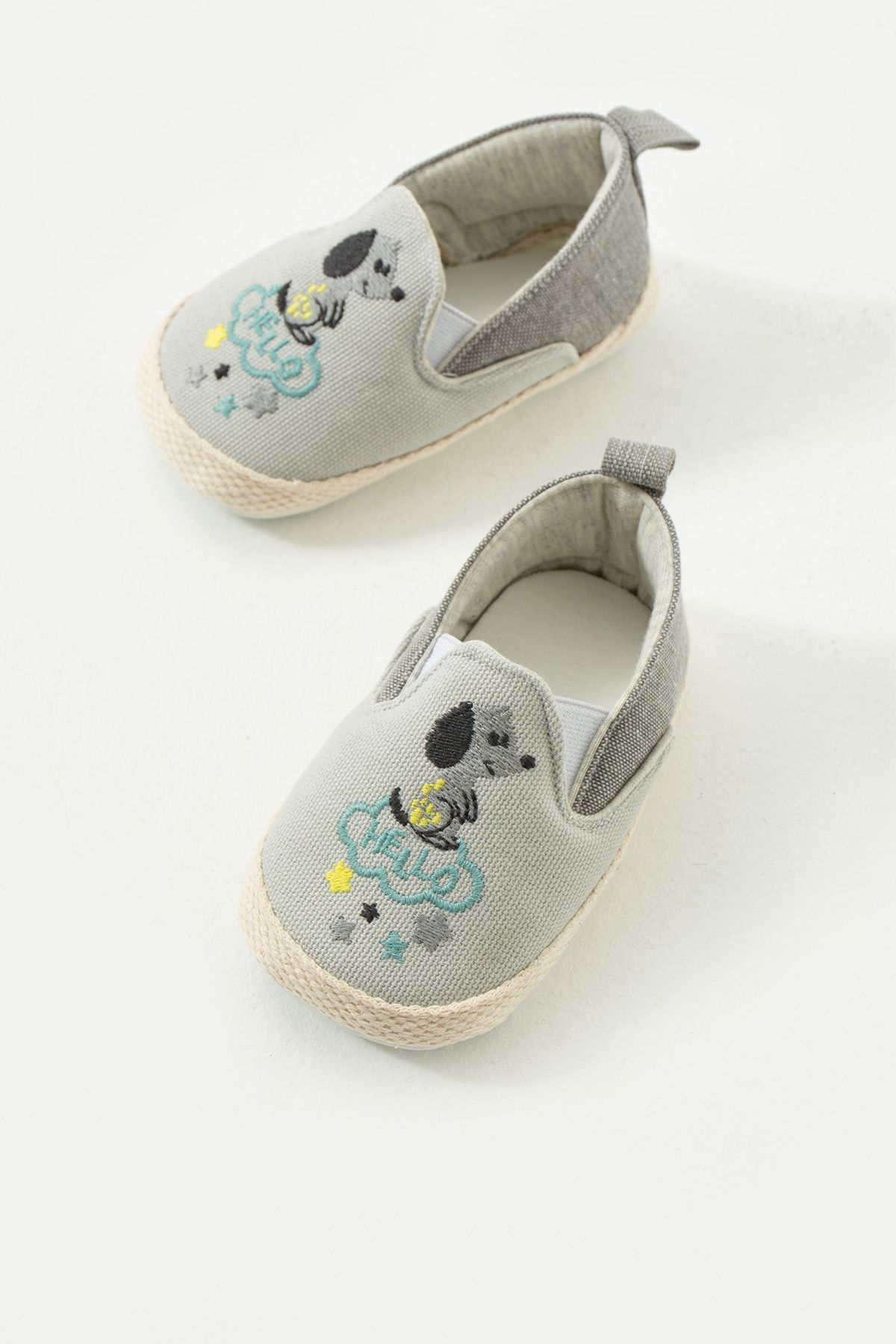 yummy kids-Non-Slip Sole Embroidered Comfortable Elastic Baby Boy Booties 1