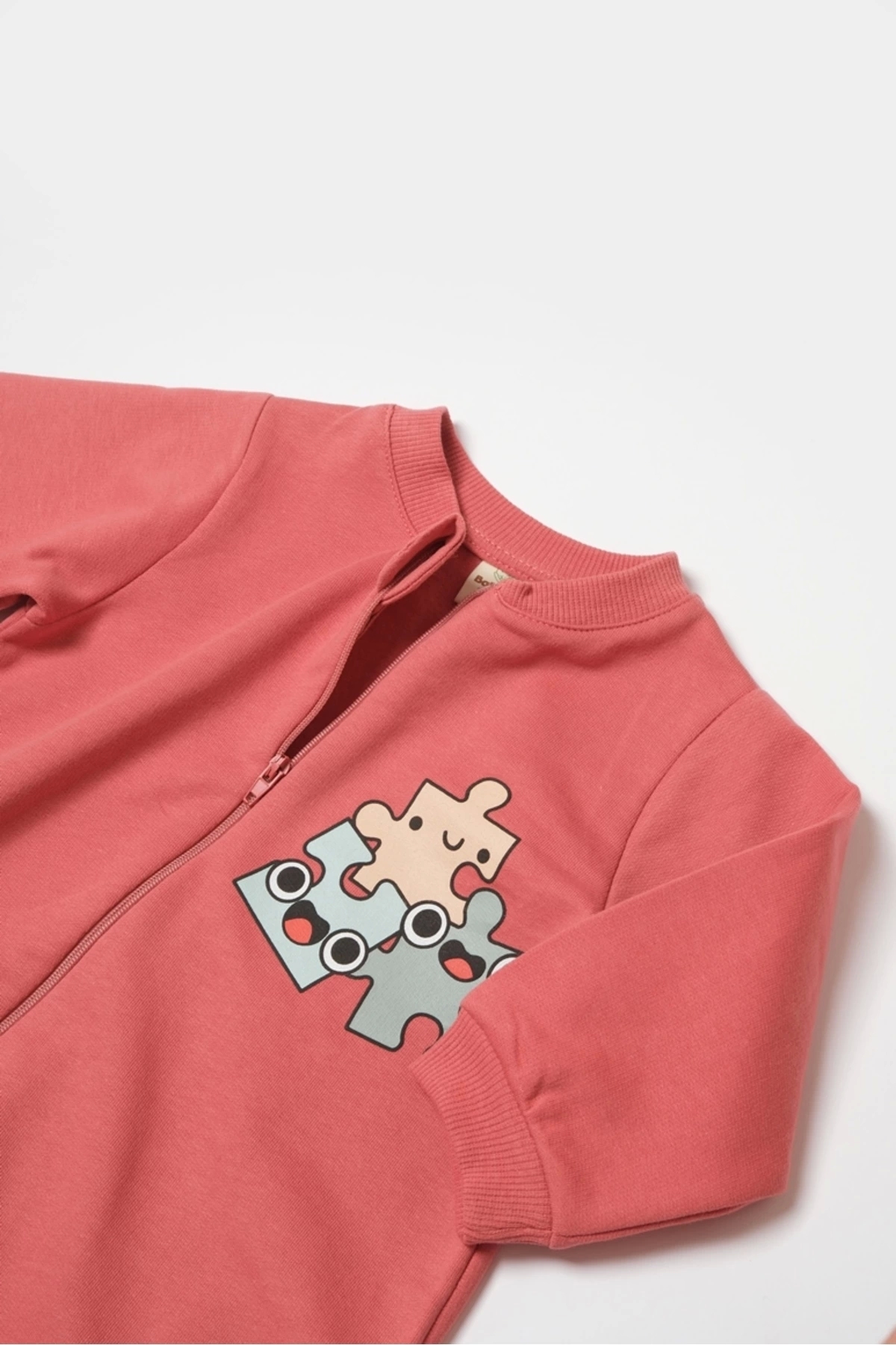 Genel Markalar Bebek Fermuarlı Tulum, %100 Organik Pamuk, Bebek Ve Yenidoğan Serisi,Kışlık Koleksiyon - Csy8030 fotoğrafı 5 (önizleme)