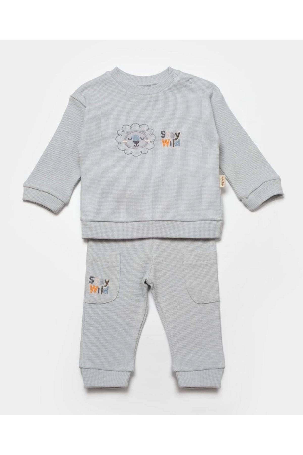 BabyCosy-100% Organic Cotton Pants and Long Sleeve Shirt Set for Baby and Newborn - Csyw1024 2