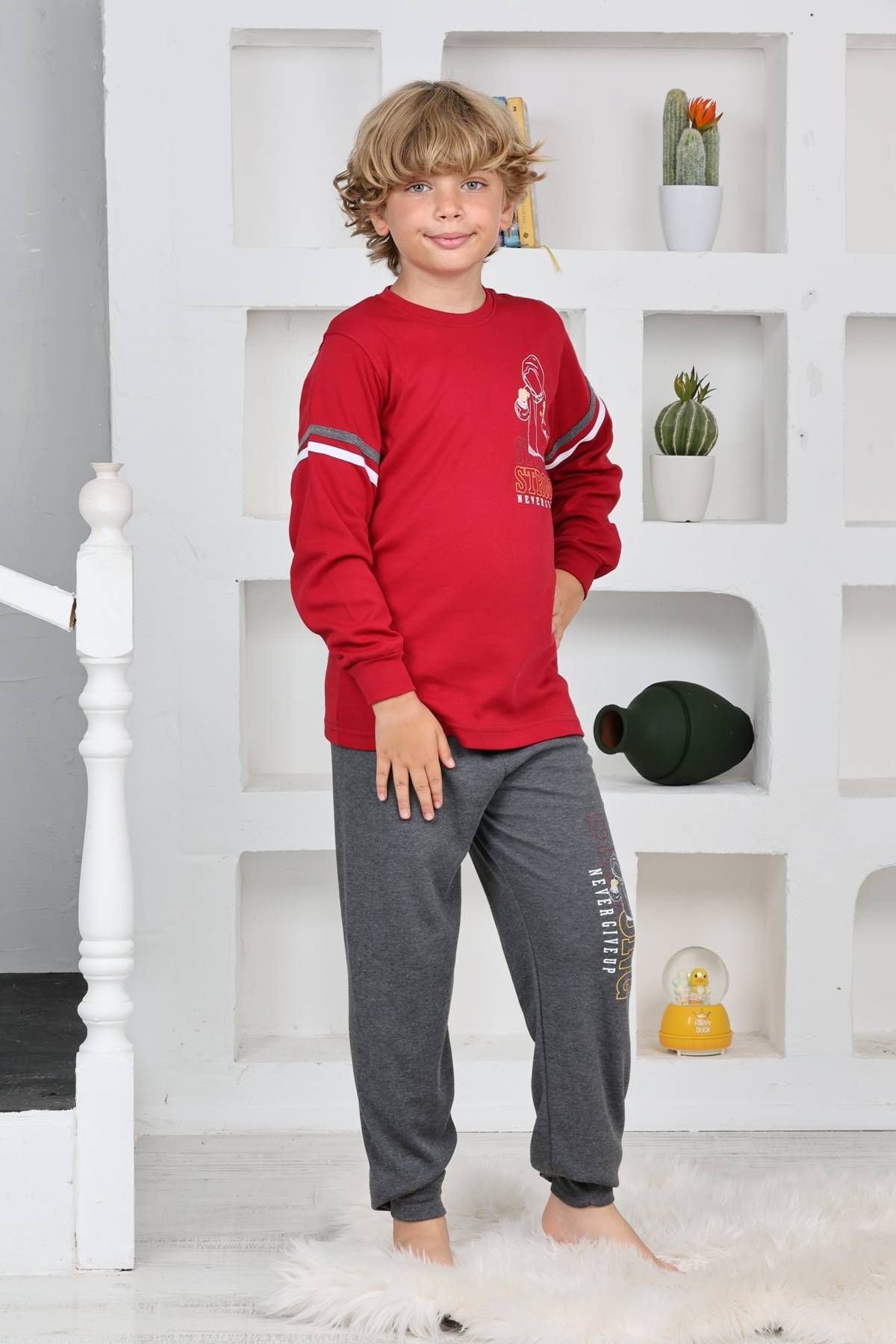 AGAFYA-Kapitex 5141 Boy's Long Sleeve Pajama Set 1