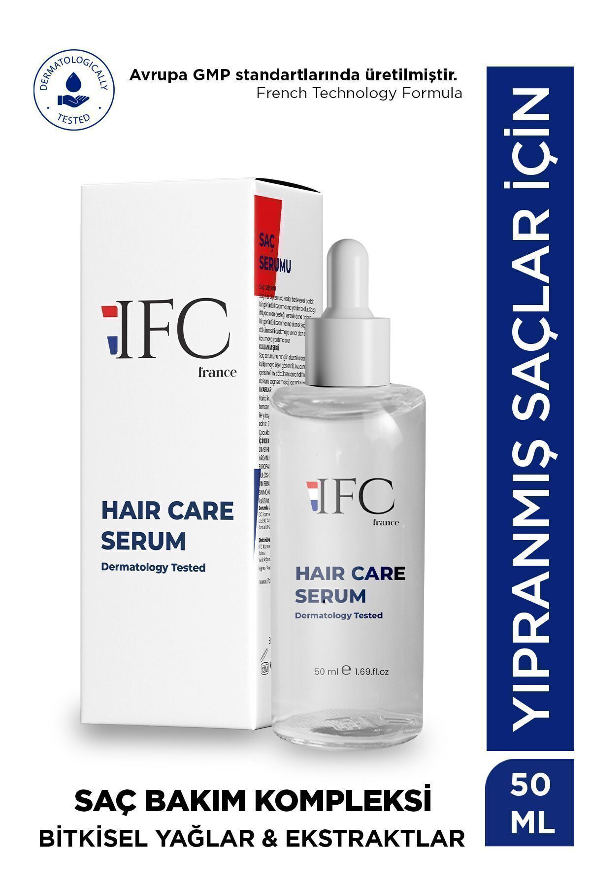 Ifc Hair Care Oil Complex Yıpranmış Saçlara Özel French Formula Saç Bakım Serumu 50ml-2