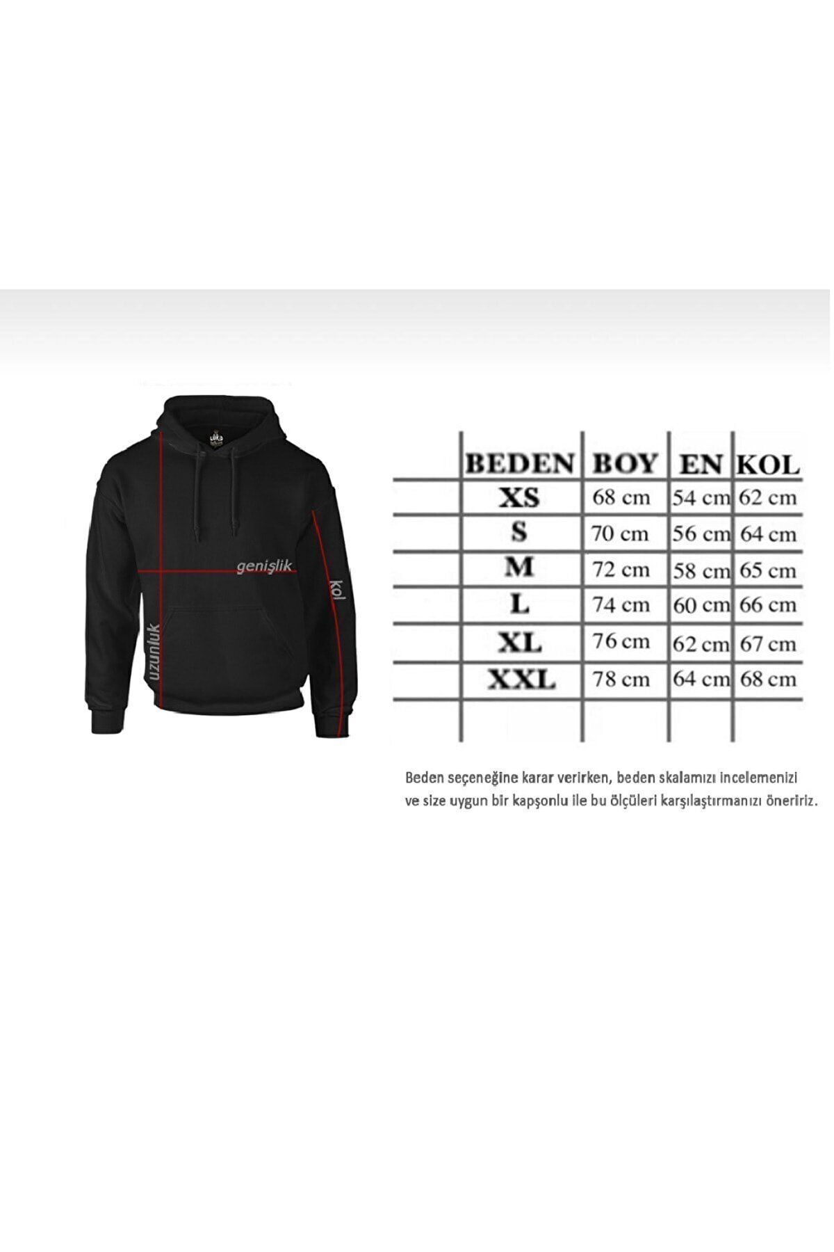 DEEPSENCE Erkek Siyah Kapüşonlu Sweatshirt WHISKEY Sırt Baskılı görsel 3