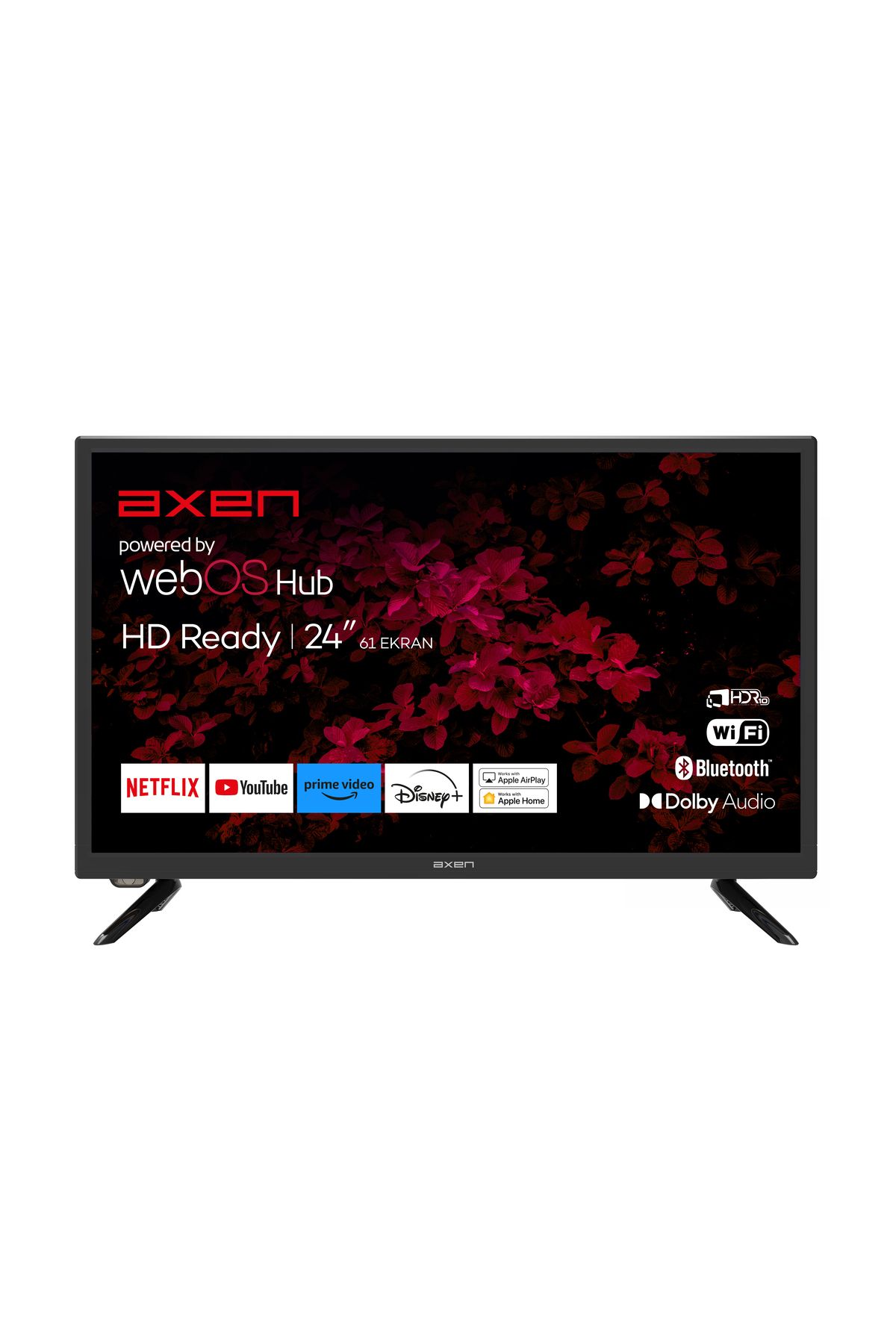 Axen AX24LEDI262C-S  24 inç Uydu alıcılı webOS Smart Led TV