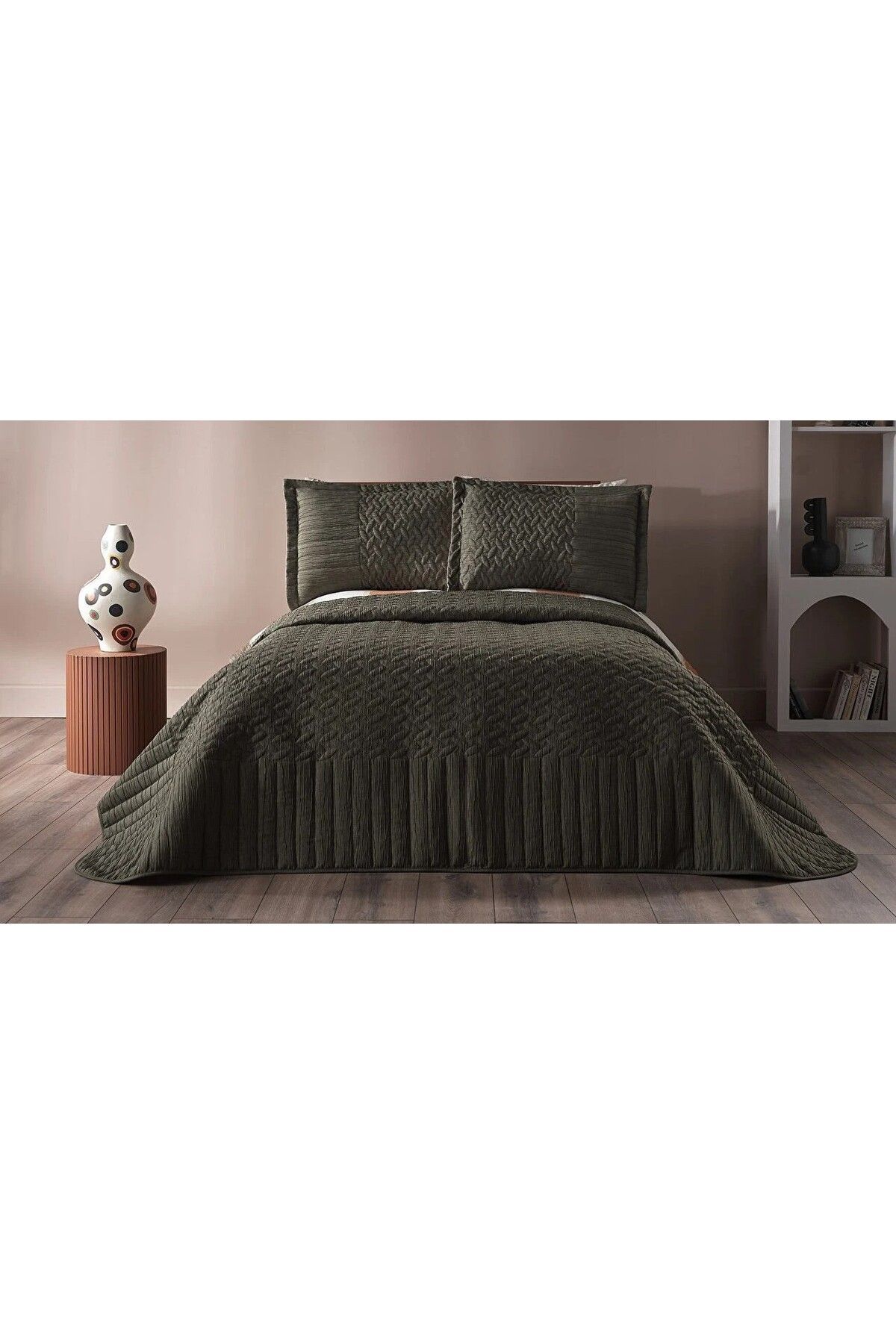 Bellona-Mirage Double Bedspread, 250x260cm, Green Color 2