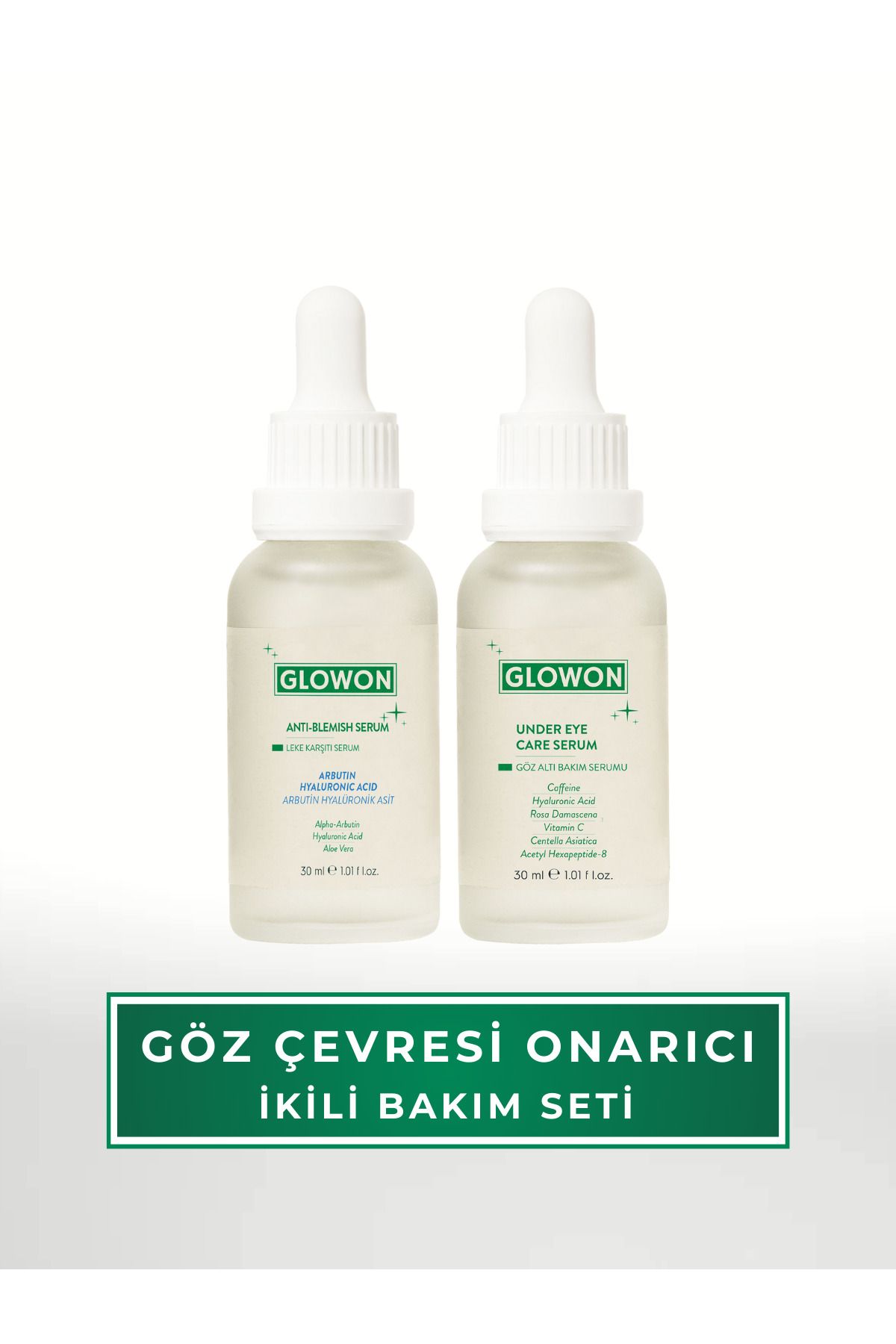 GLOWON Göz Çevresi Onarıcı Bakımı 2li Set