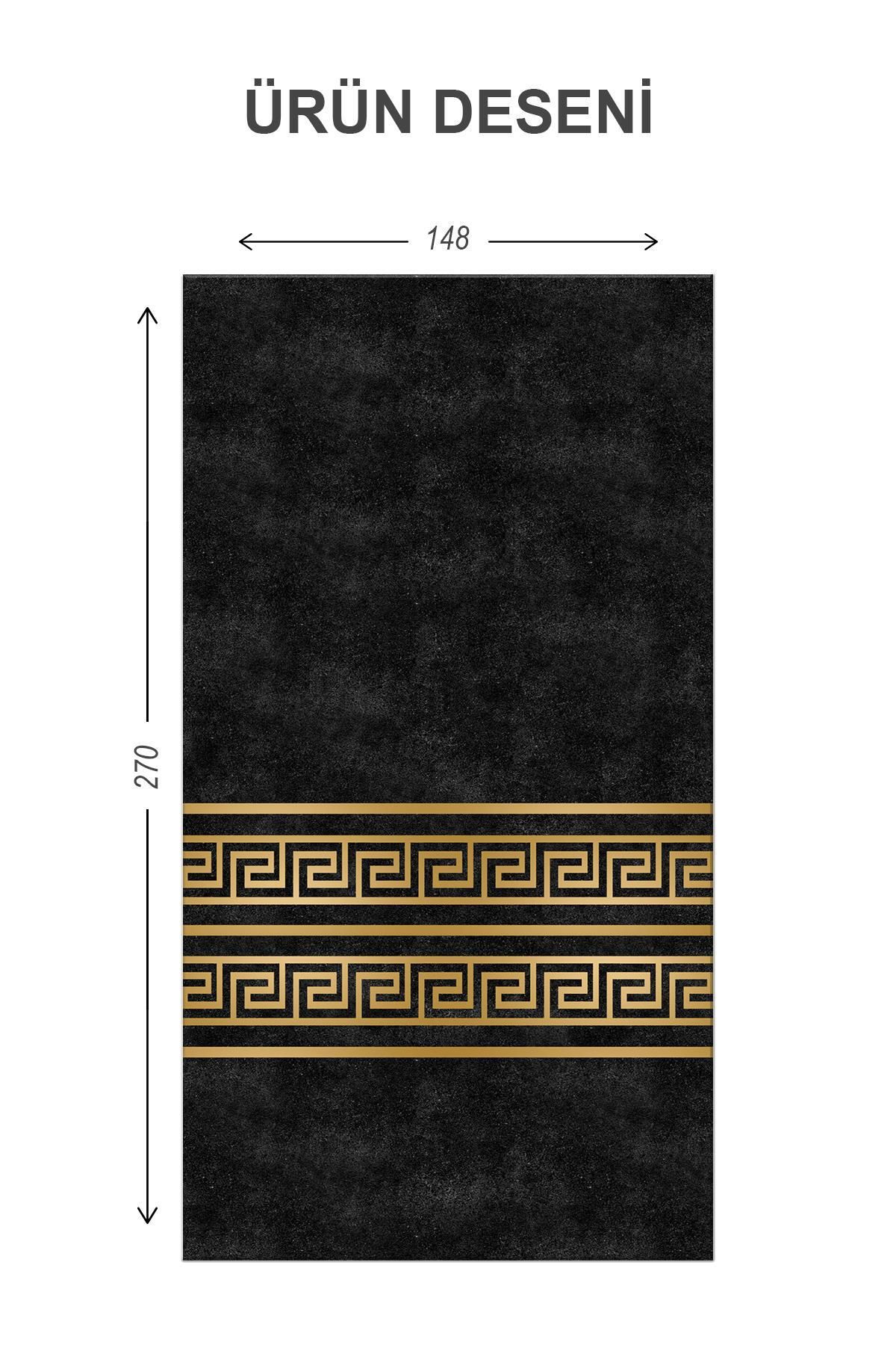 Doruklar Home Collection-Blackout Light Proof Blackout High Quality Background Curtain 140 X 270 2