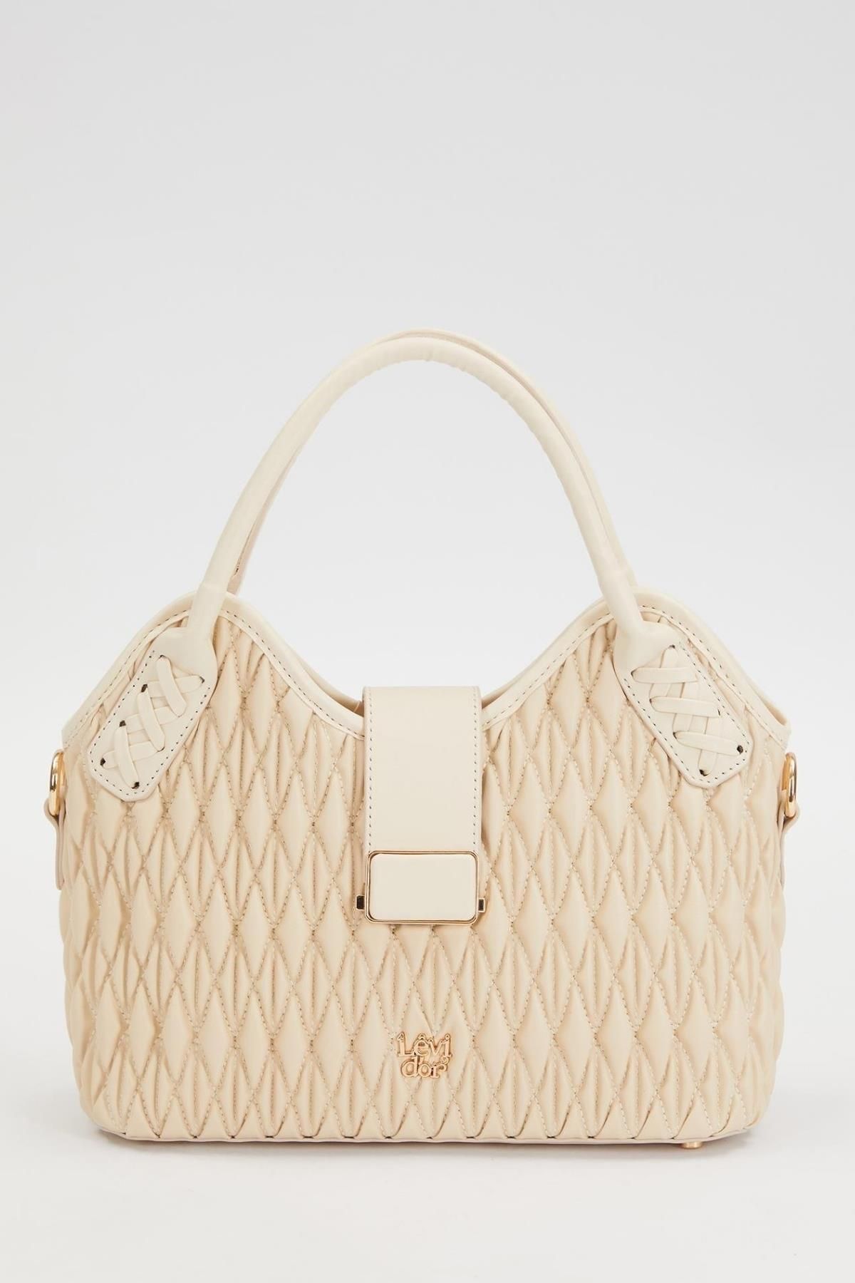 Levidor-Shoulder Bag - Beige 1