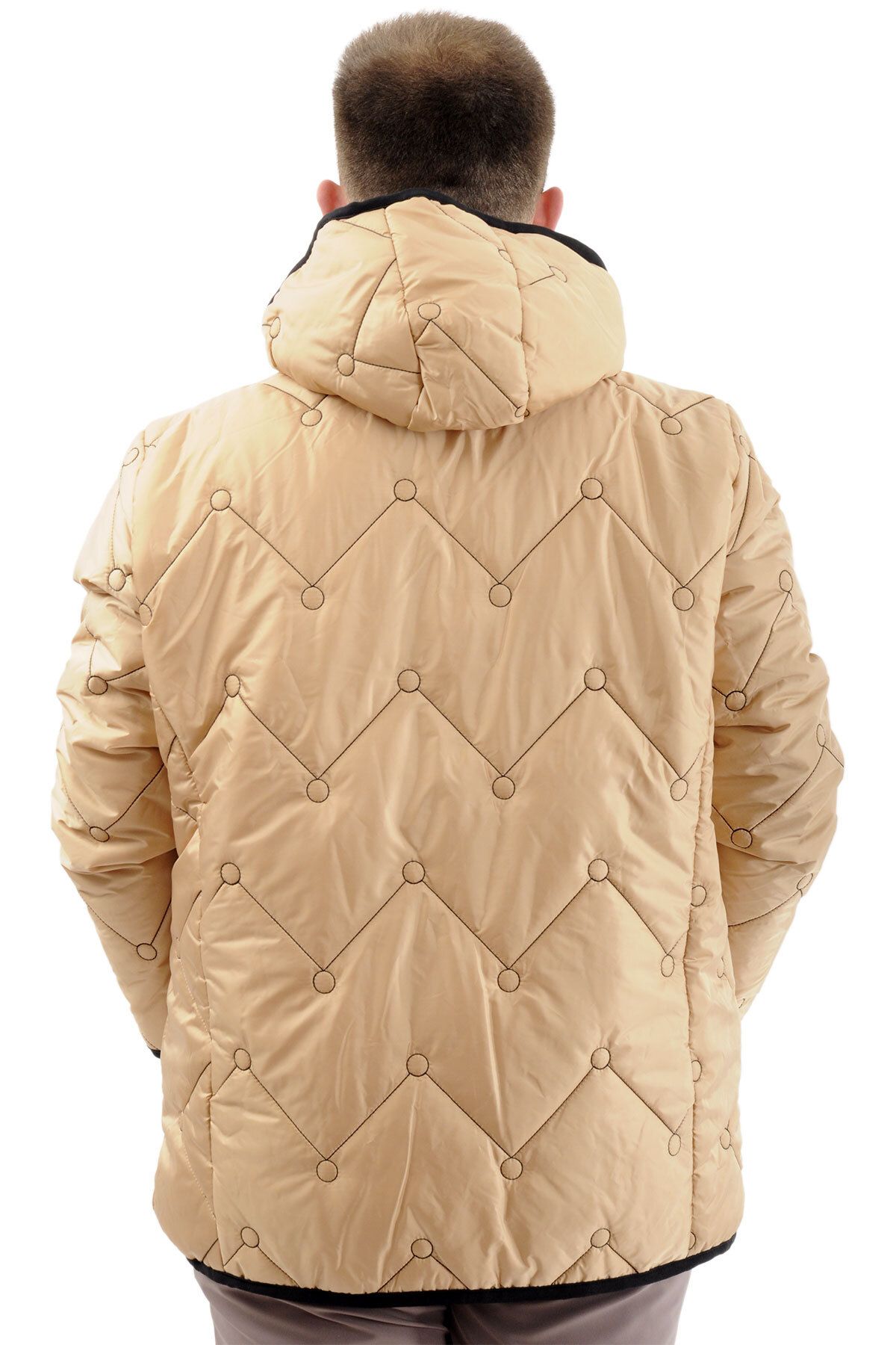 ModeXL-Plus Size Winterjacket - Brown - Plus Size 4