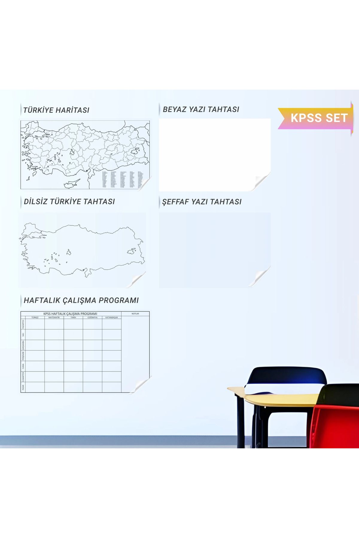 ZERO LAND KPSS SET ÇEŞİTLİ ÖLÇÜ BSTMY