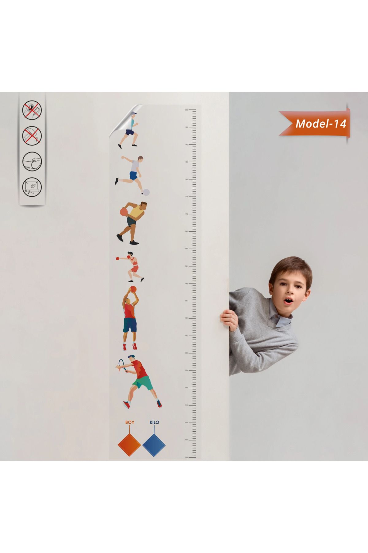 ZERO LAND Statik Kağıt Boy Ölçer (Model-14) 30 CM X 100 CM ZRNET