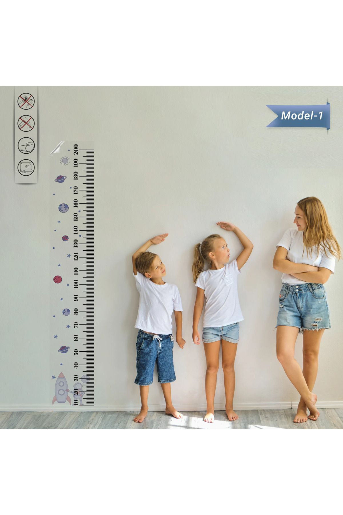 ZERO LAND Statik Kağıt Boy Ölçer (Model-1) 30 CM X 200 CM ZRNET