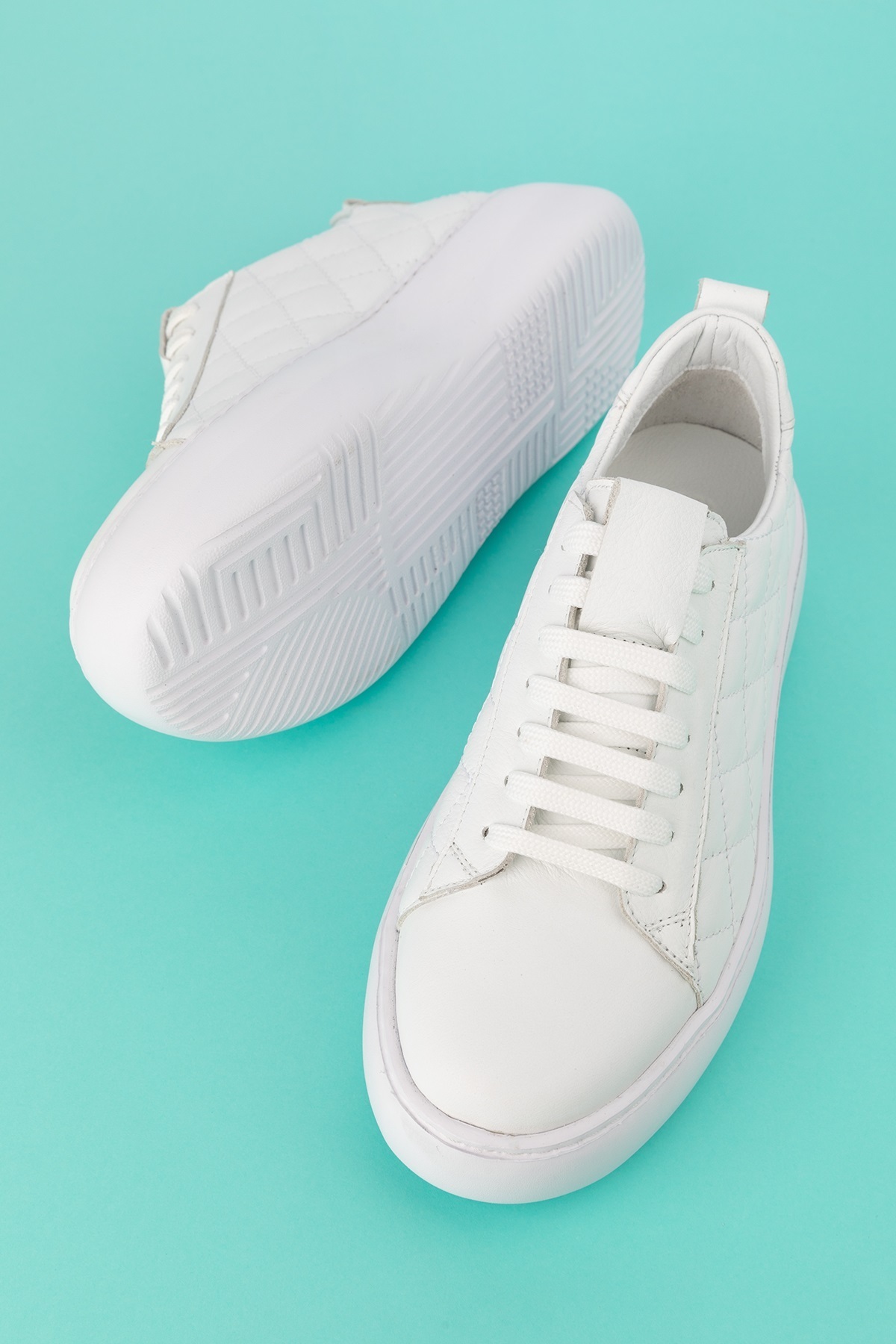 Gondol-Pantofi sport matlasați din piele naturală anatomici - als.378 5
