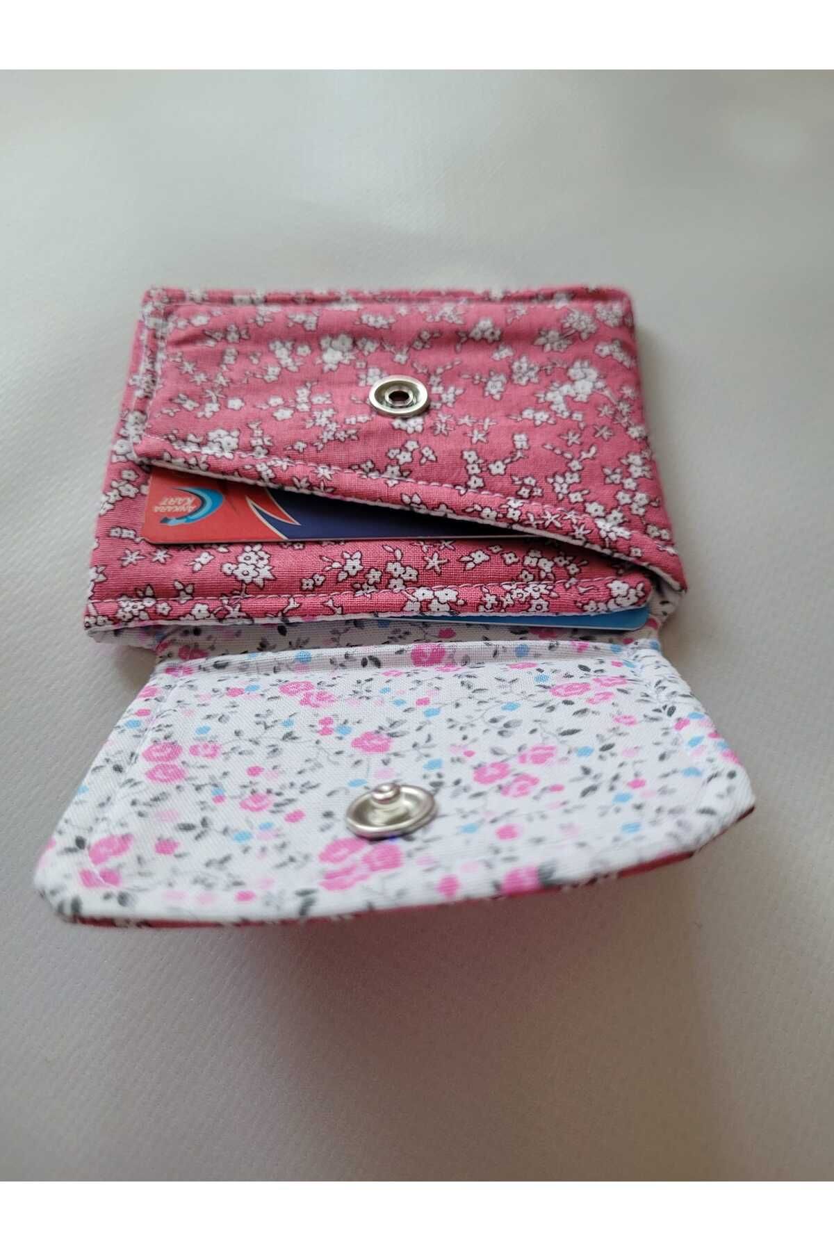 Kız Kardeşlerin Atölyesi-Mini Wallet, Mini Card Holder, Floral Wallet, New Year's Gift, New Year's Gift, Floral Card Holder 3