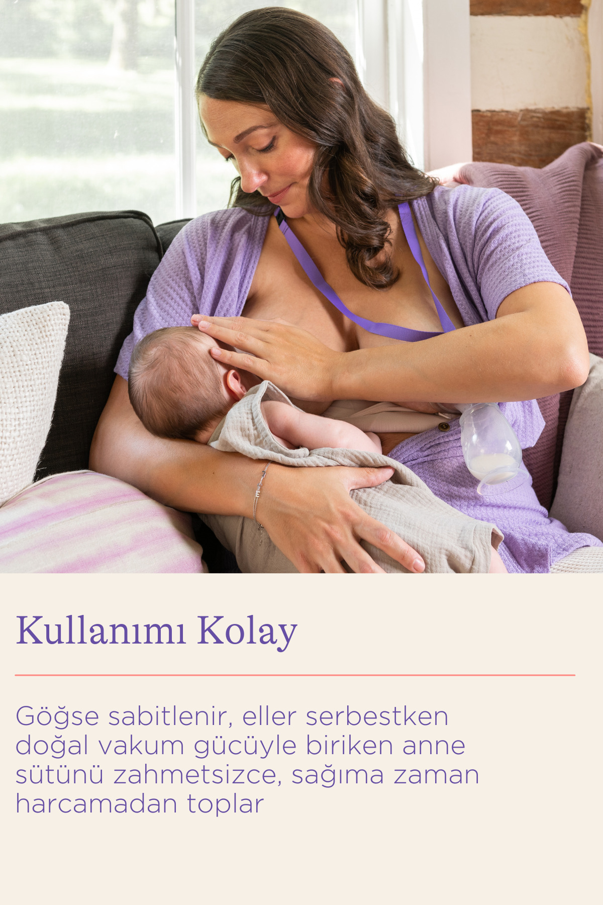 LANSINOH Silikon Göğüs Pompası fotoğrafı 2 (önizleme)