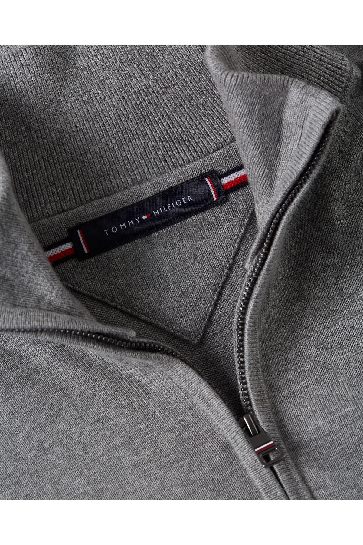 Tommy Hilfiger-Πουλόβερ ESSENTIAL COTTON ZIP MOCK 2